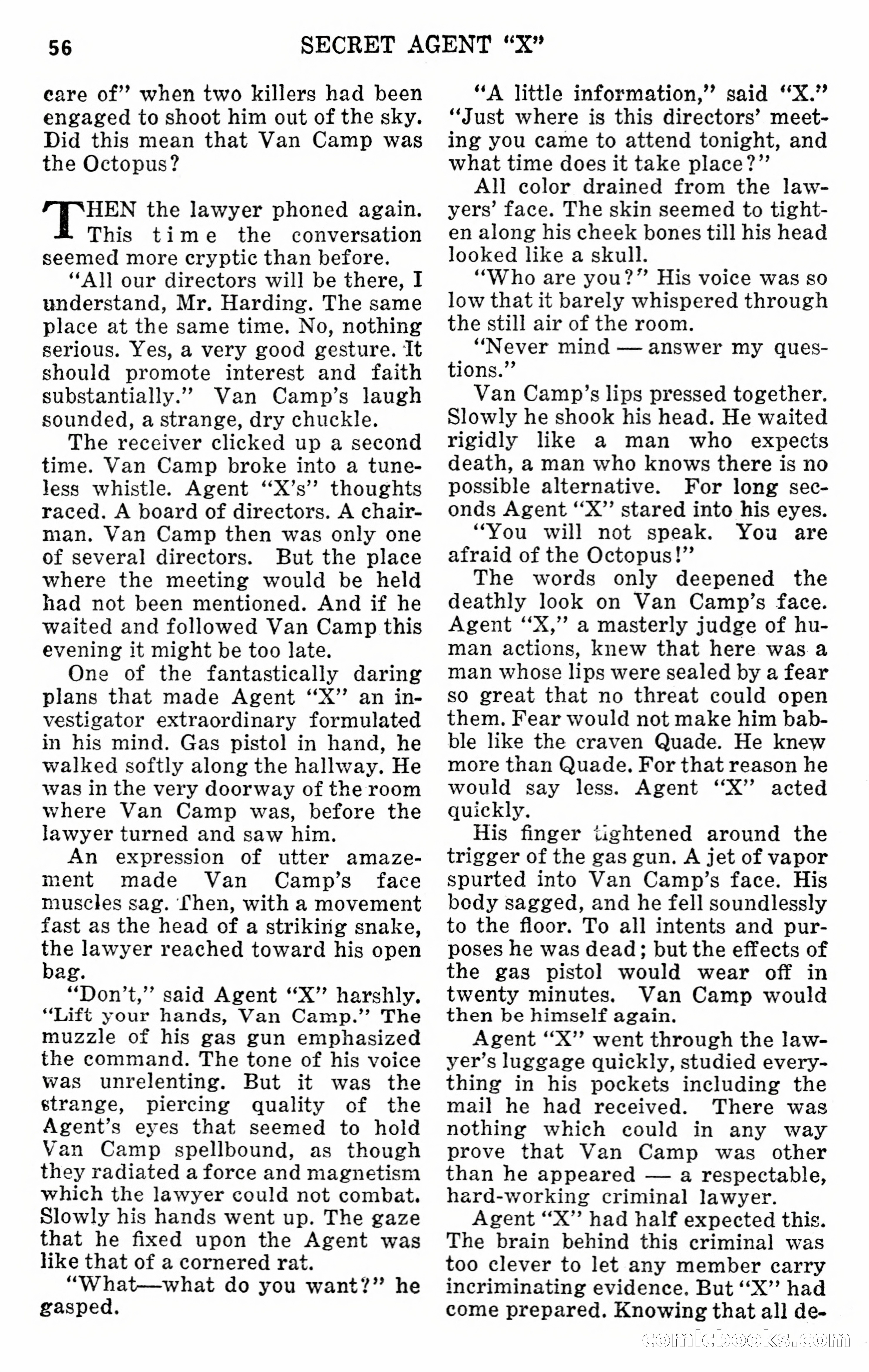 Secret Agent X: The Man of a Thousand Faces — page 58 of 132