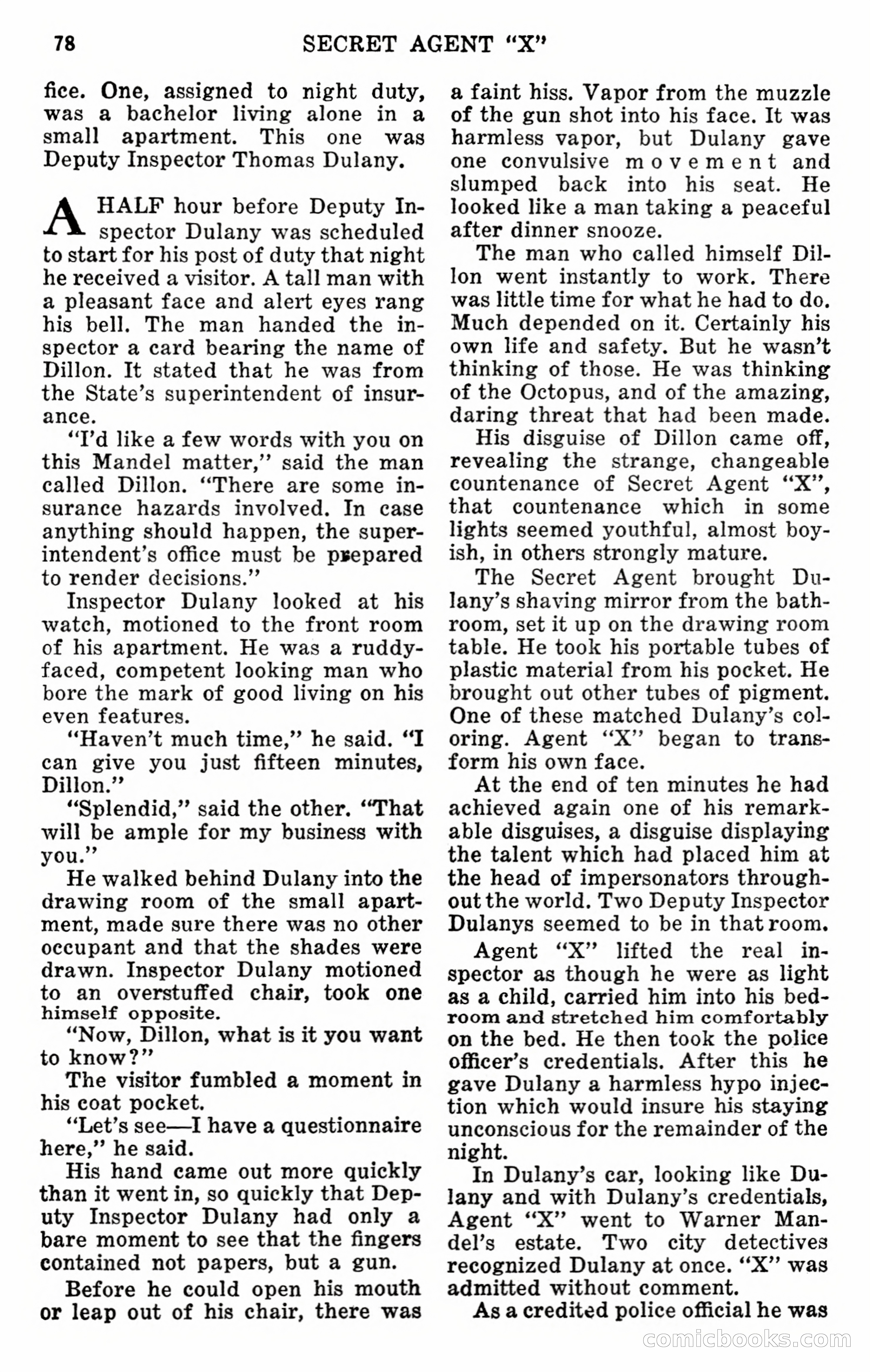 Secret Agent X: The Man of a Thousand Faces — page 80 of 132