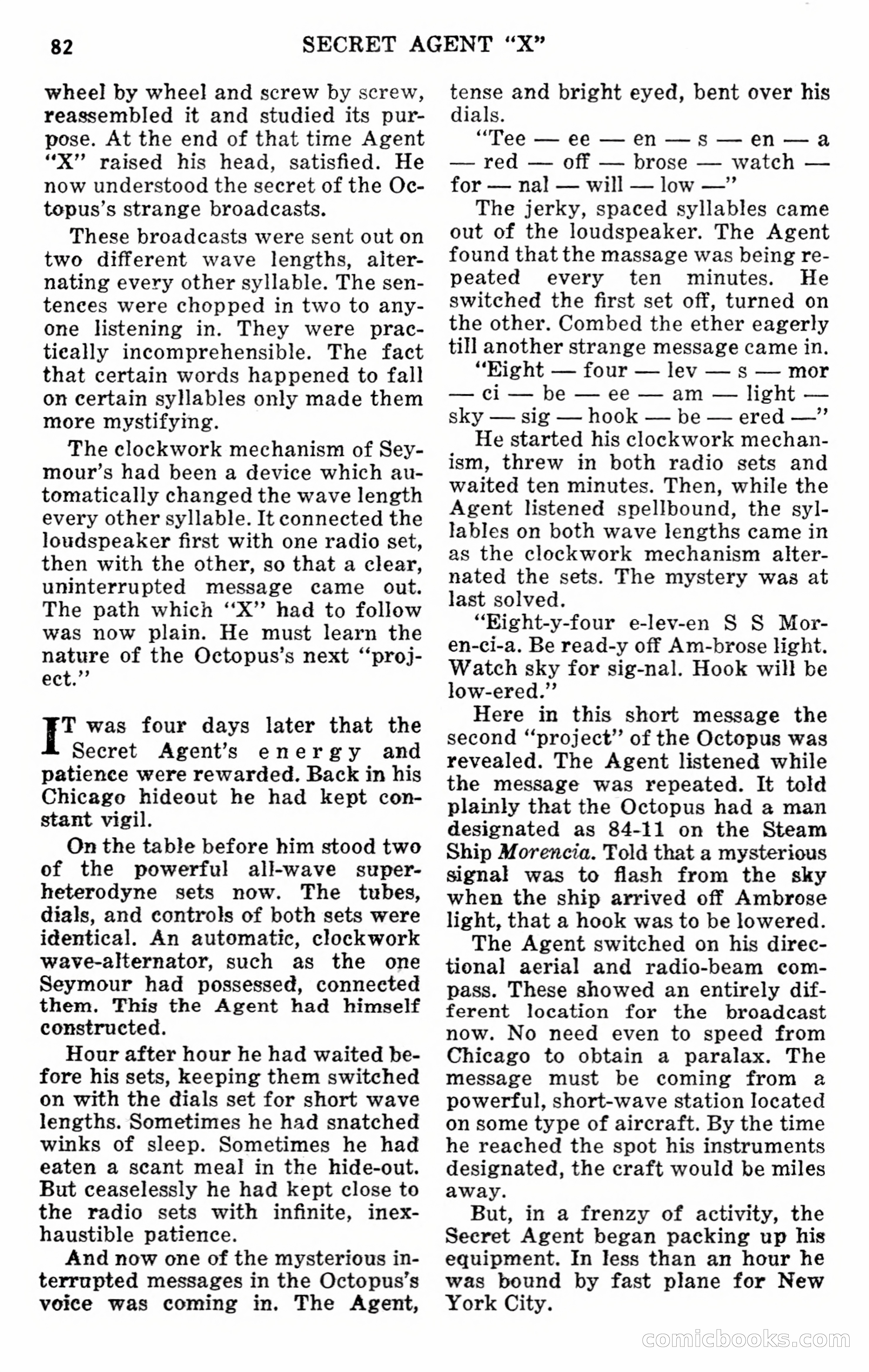 Secret Agent X: The Man of a Thousand Faces — page 84 of 132