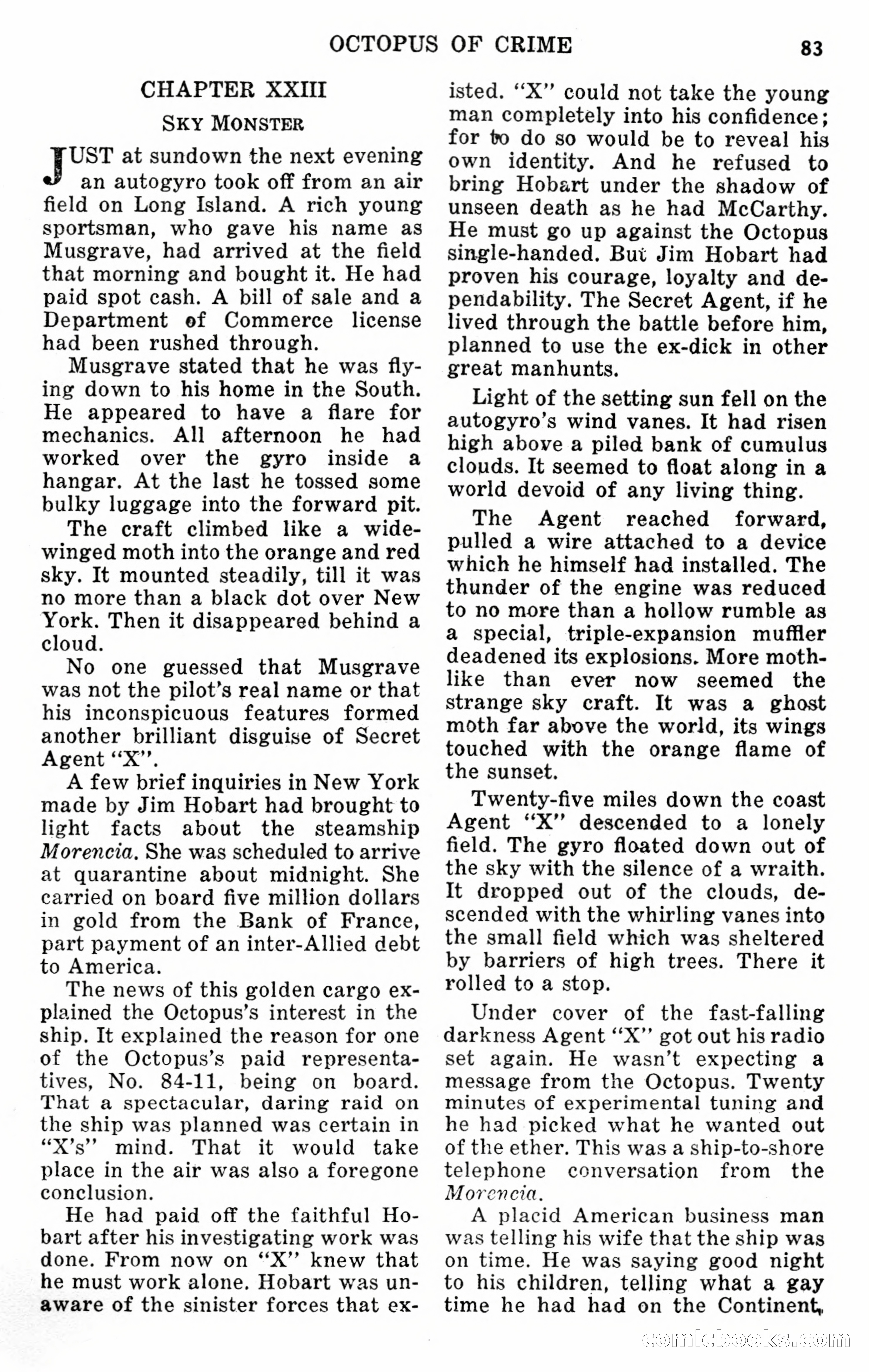 Secret Agent X: The Man of a Thousand Faces — page 85 of 132