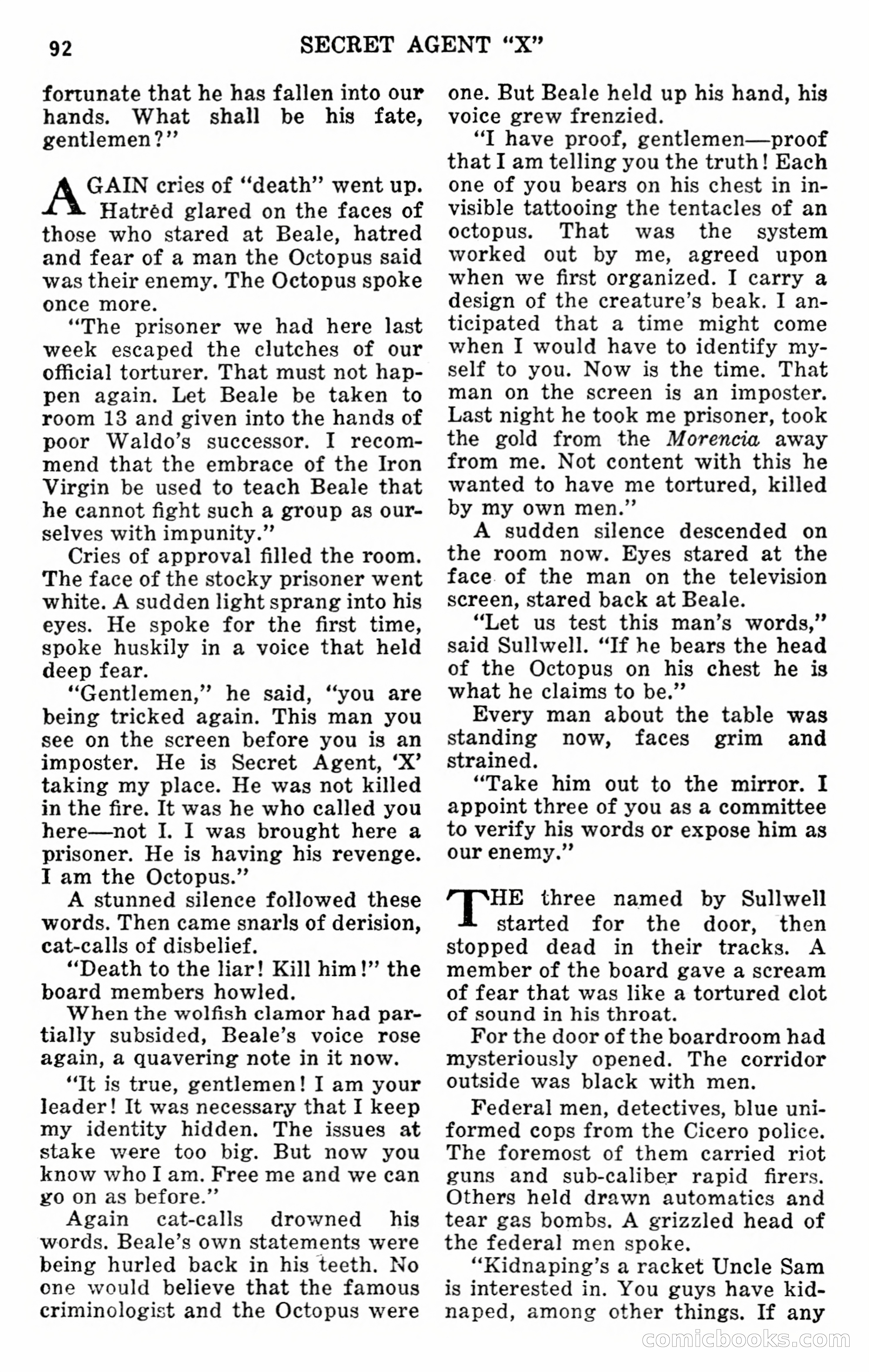 Secret Agent X: The Man of a Thousand Faces — page 94 of 132