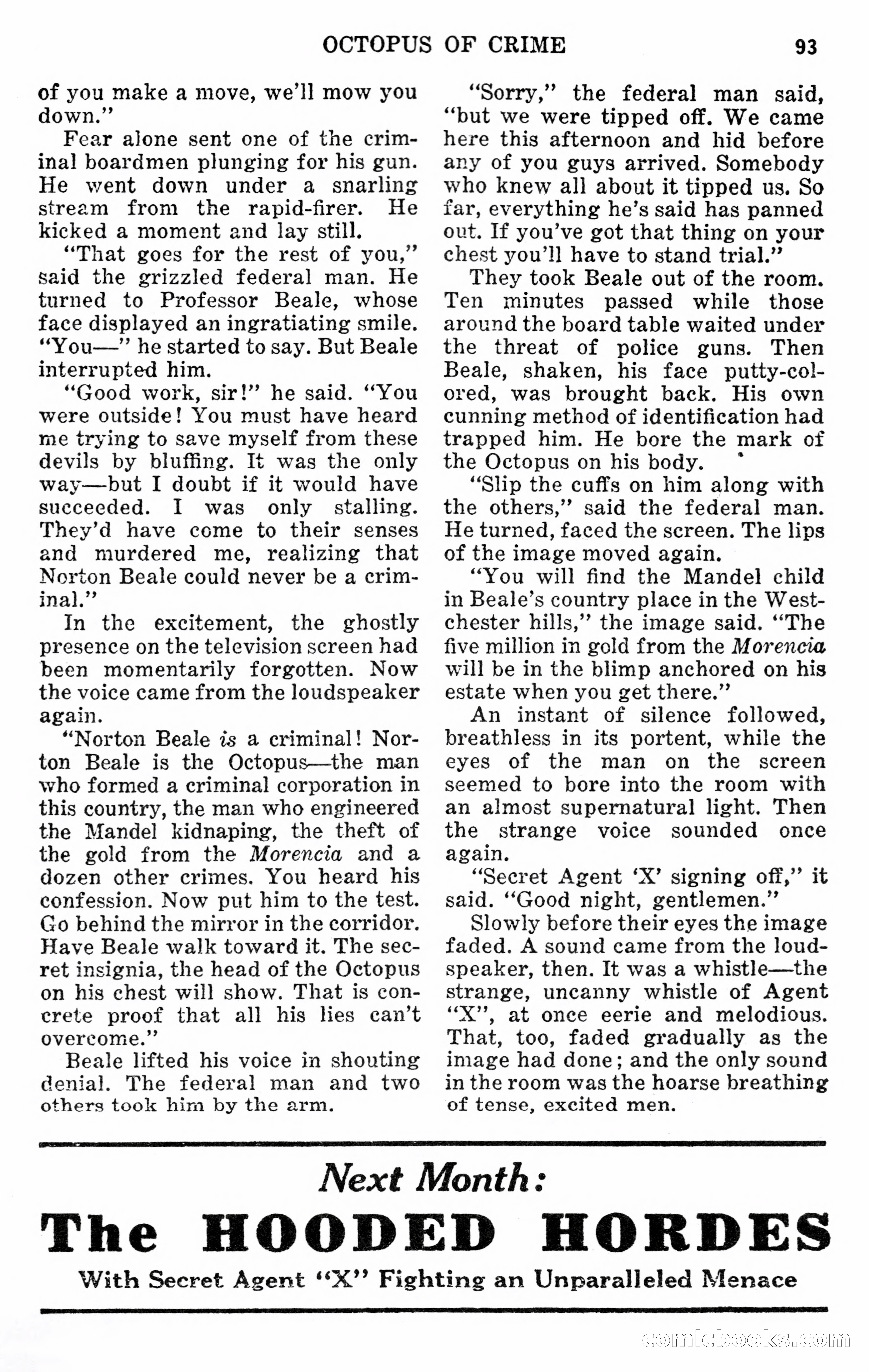 Secret Agent X: The Man of a Thousand Faces — page 95 of 132