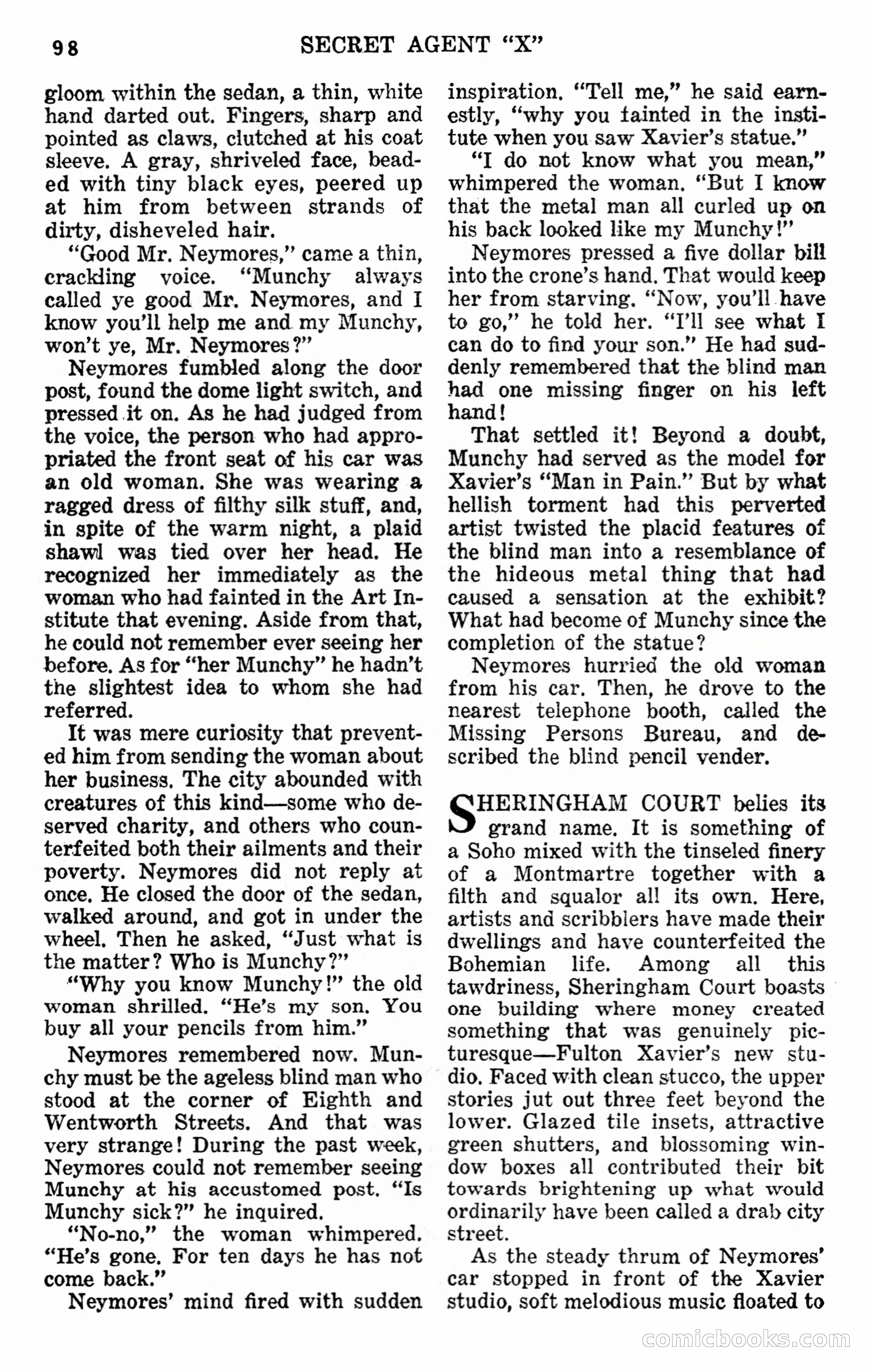 Secret Agent X: The Man of a Thousand Faces — page 100 of 132