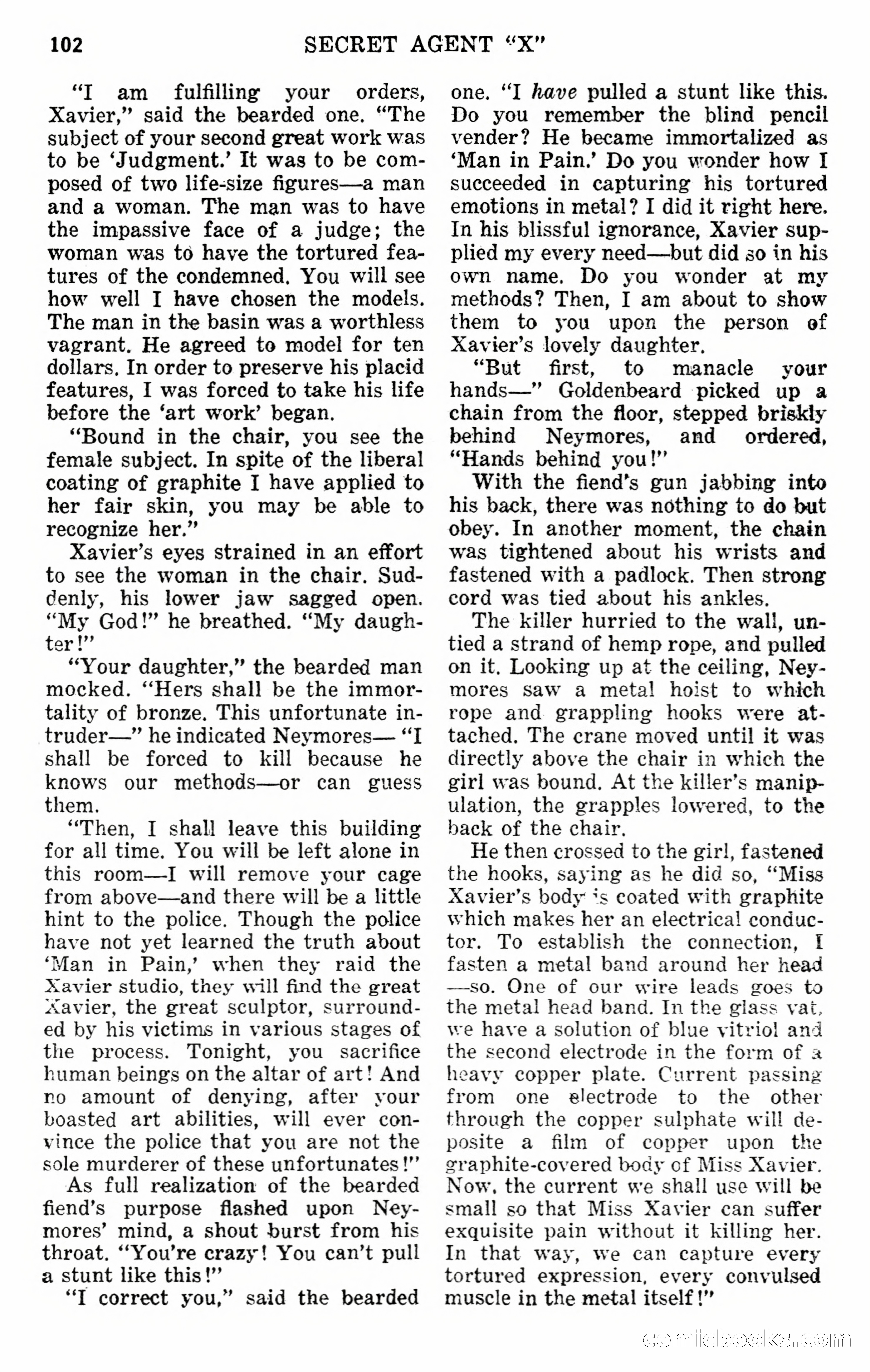 Secret Agent X: The Man of a Thousand Faces — page 104 of 132
