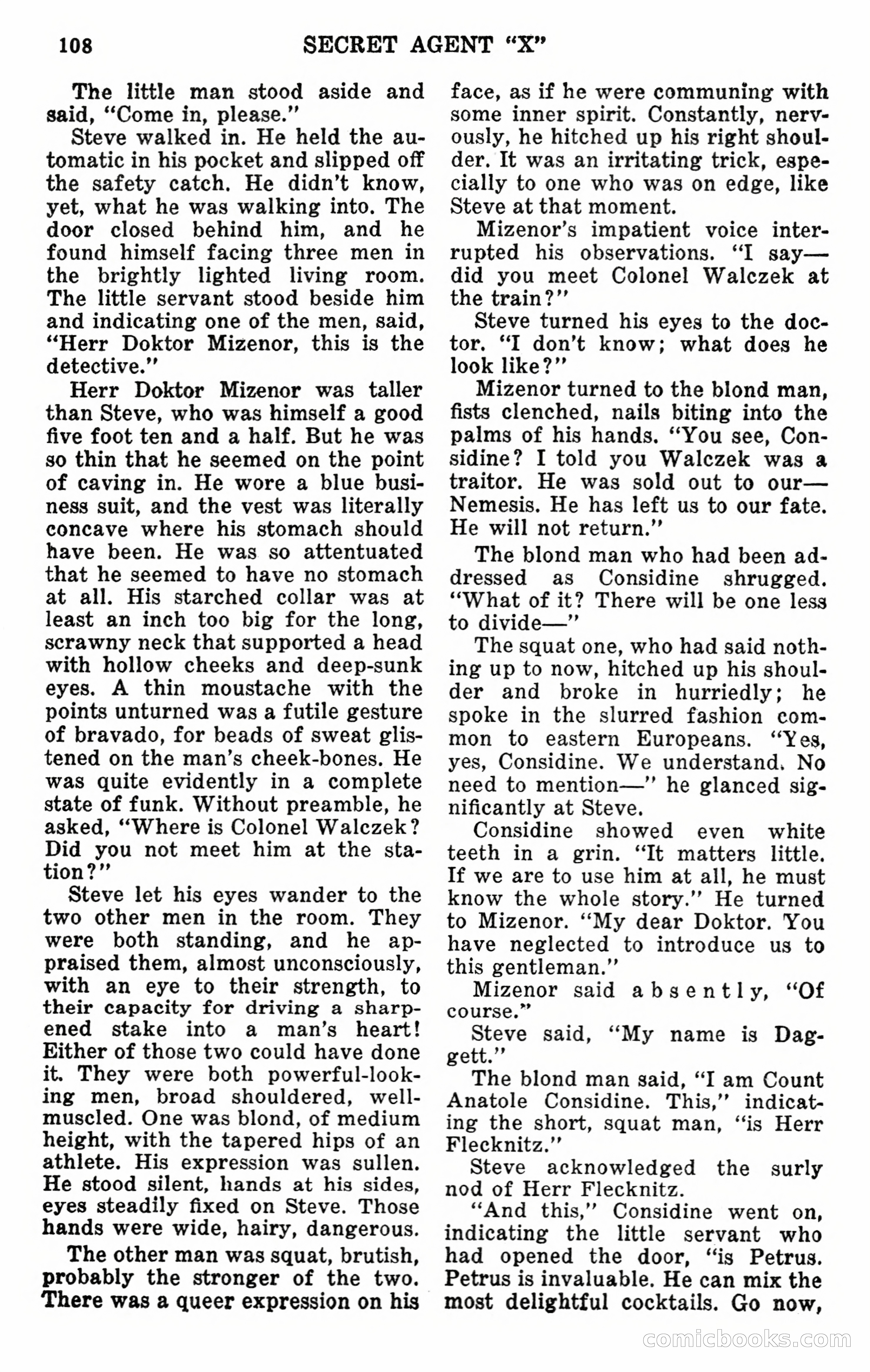 Secret Agent X: The Man of a Thousand Faces — page 110 of 132