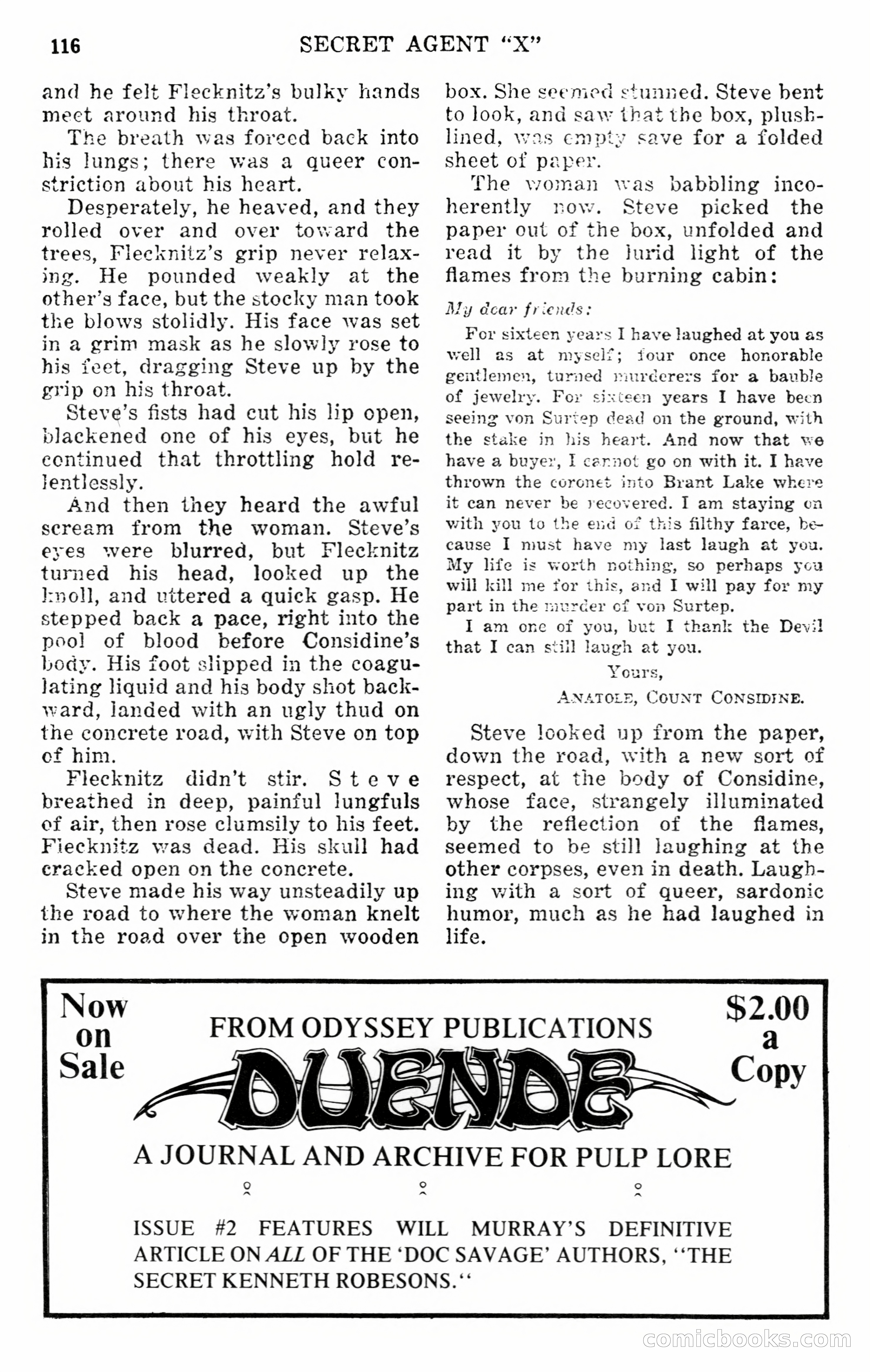 Secret Agent X: The Man of a Thousand Faces — page 118 of 132