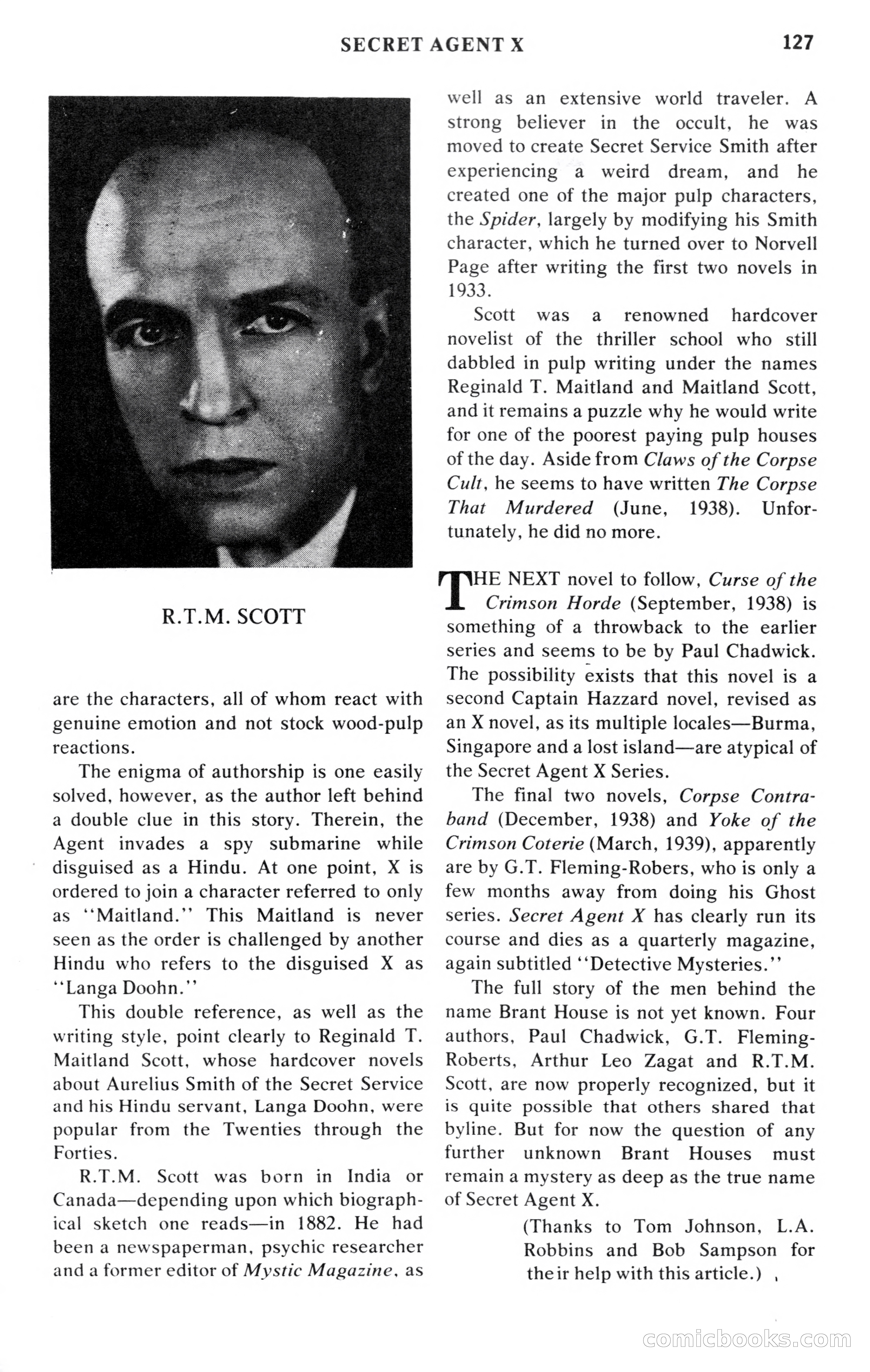 Secret Agent X: The Man of a Thousand Faces — page 129 of 132