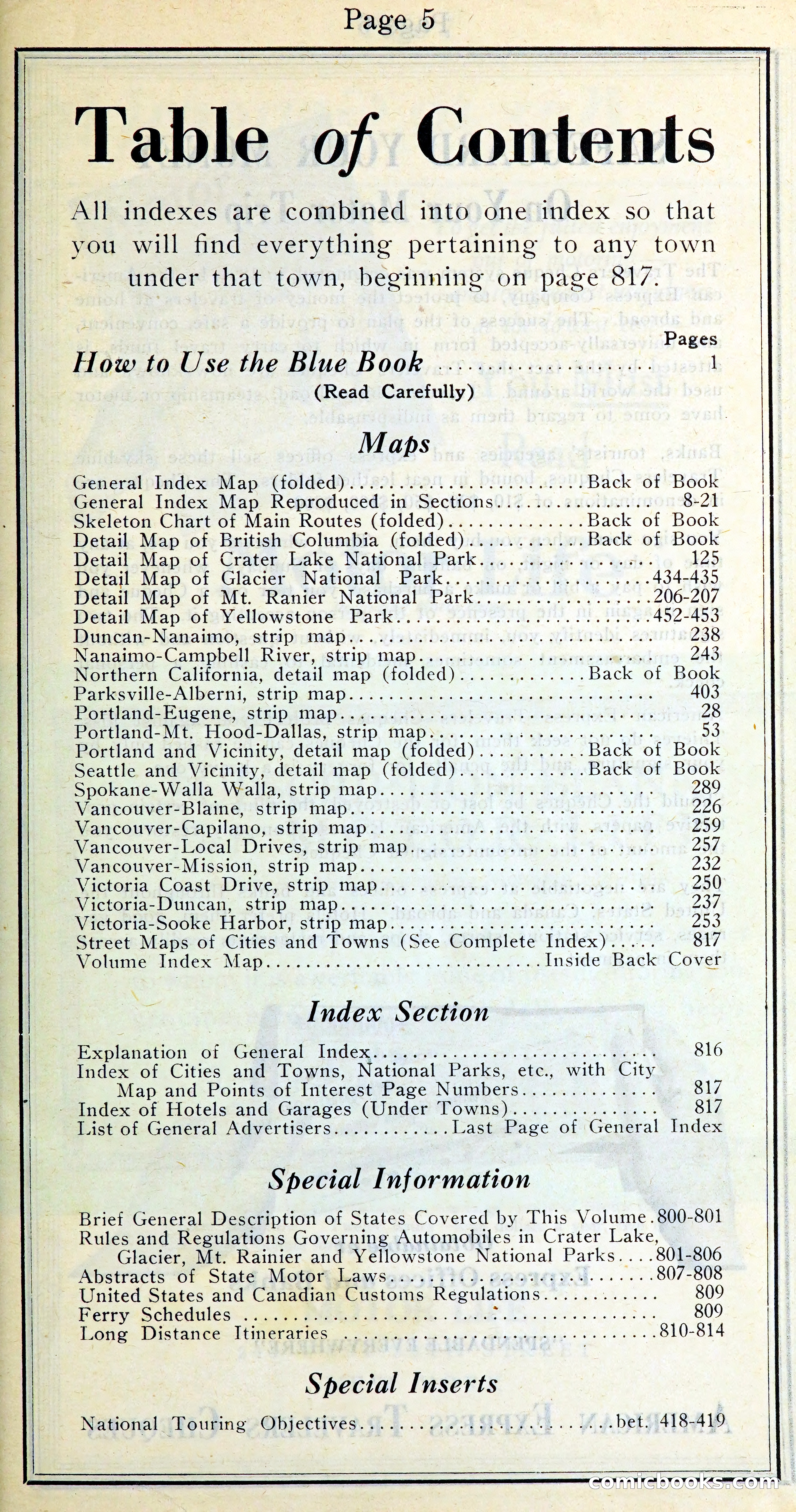 Official Automobile Blue Book, Vol. 9 — page 10 of 400