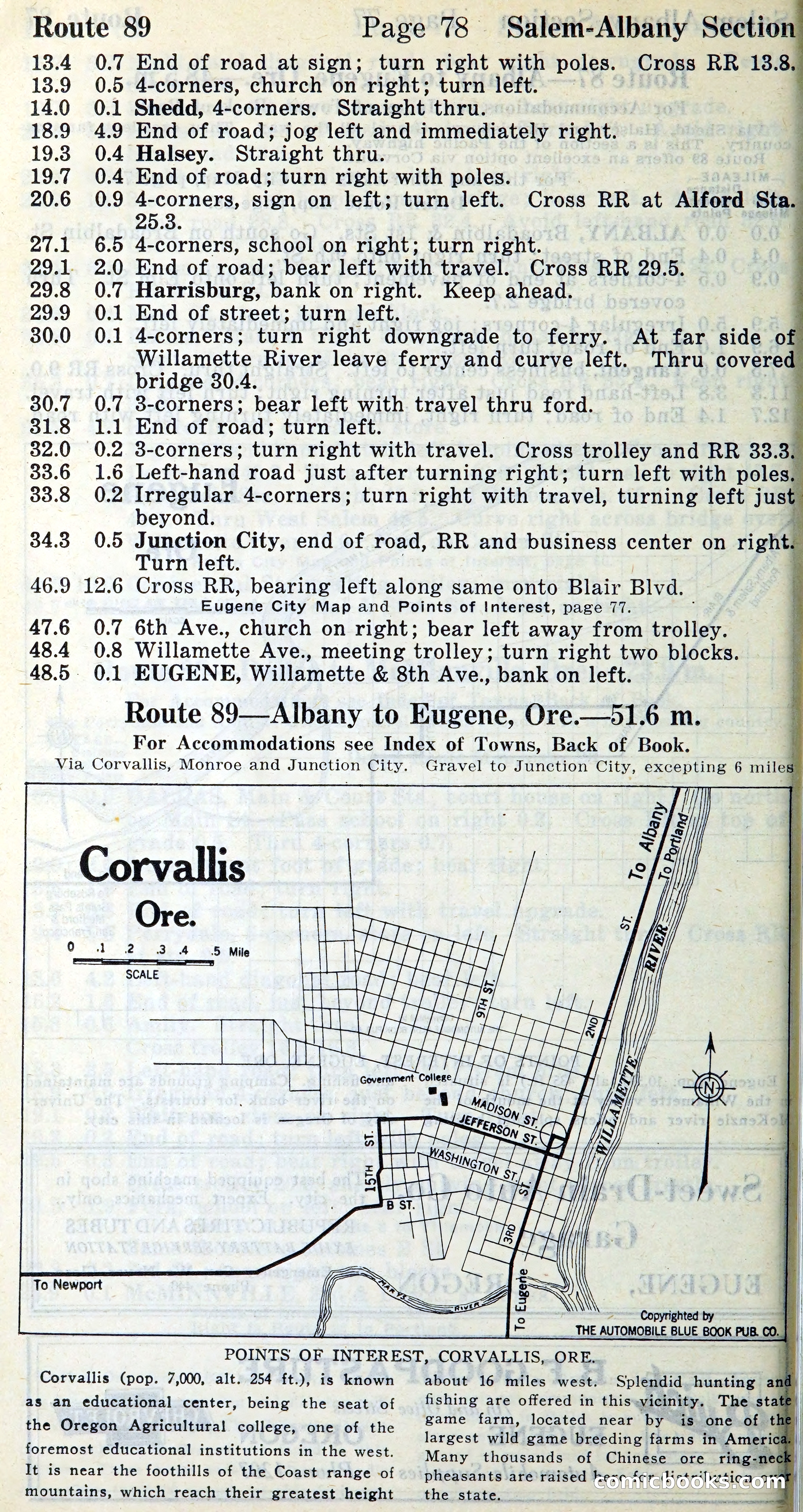 Official Automobile Blue Book, Vol. 9 — page 85 of 400