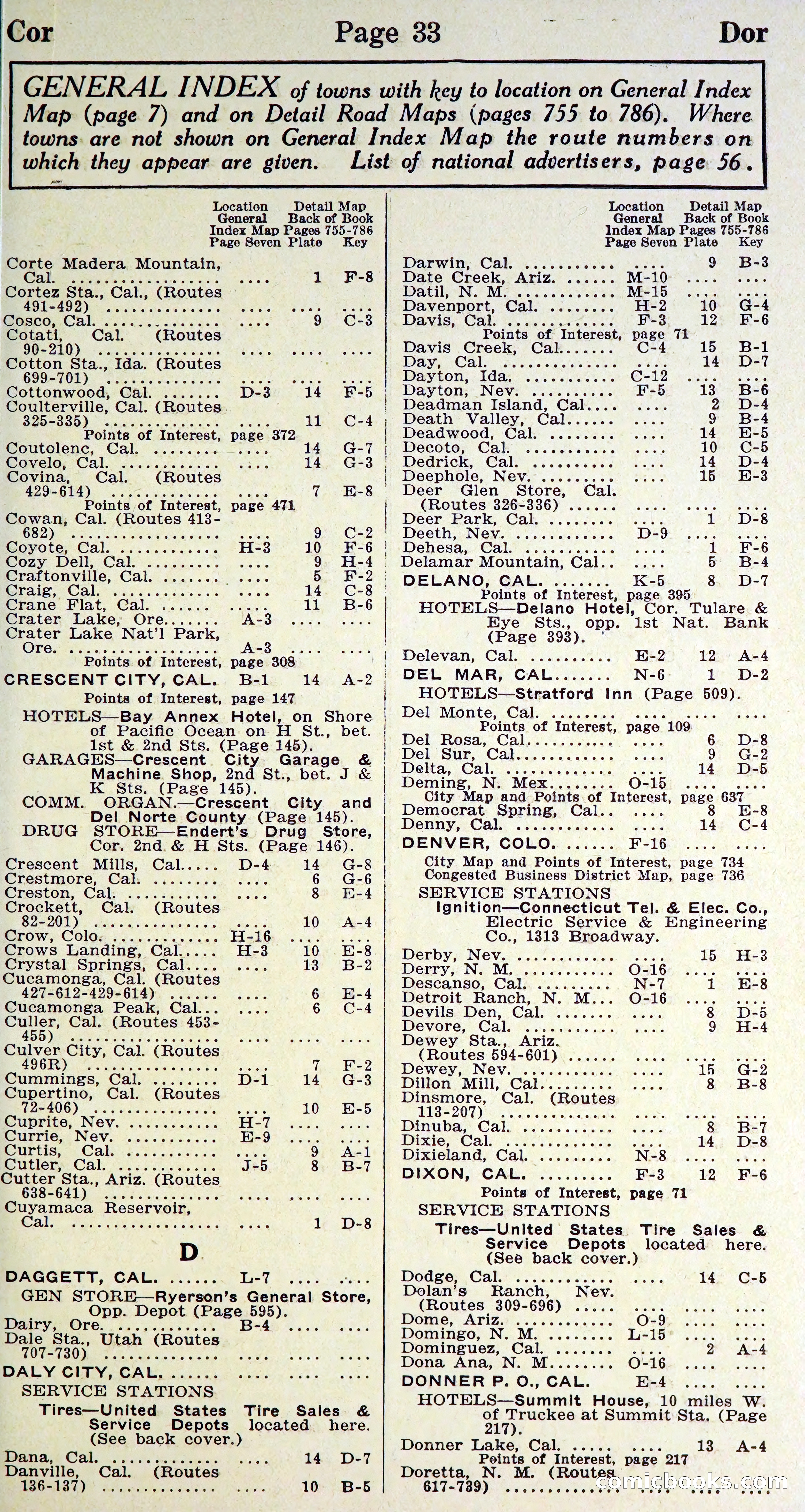 Official Automobile Blue Book, Vol. 8 — page 36 of 399