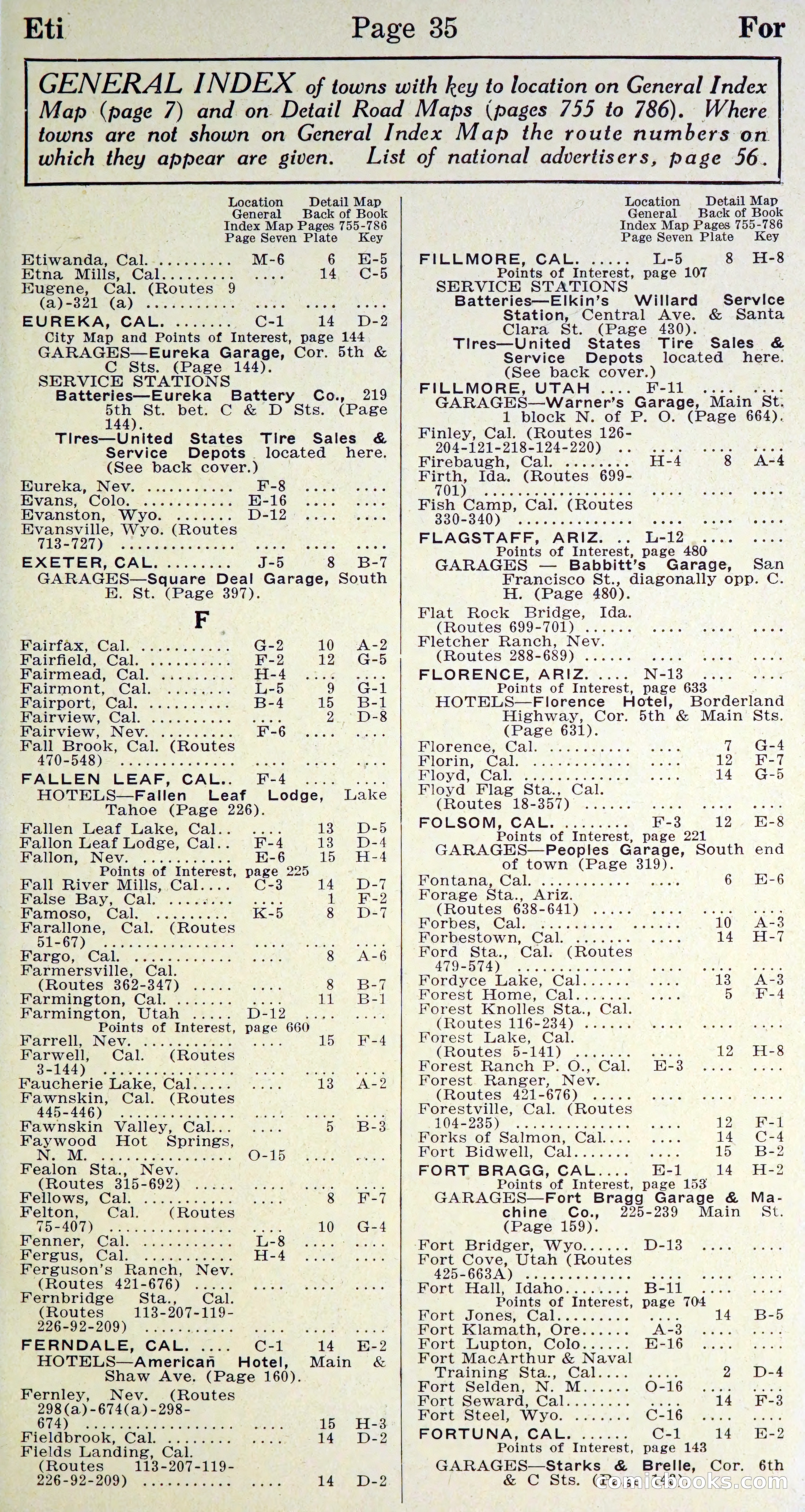 Official Automobile Blue Book, Vol. 8 — page 38 of 399