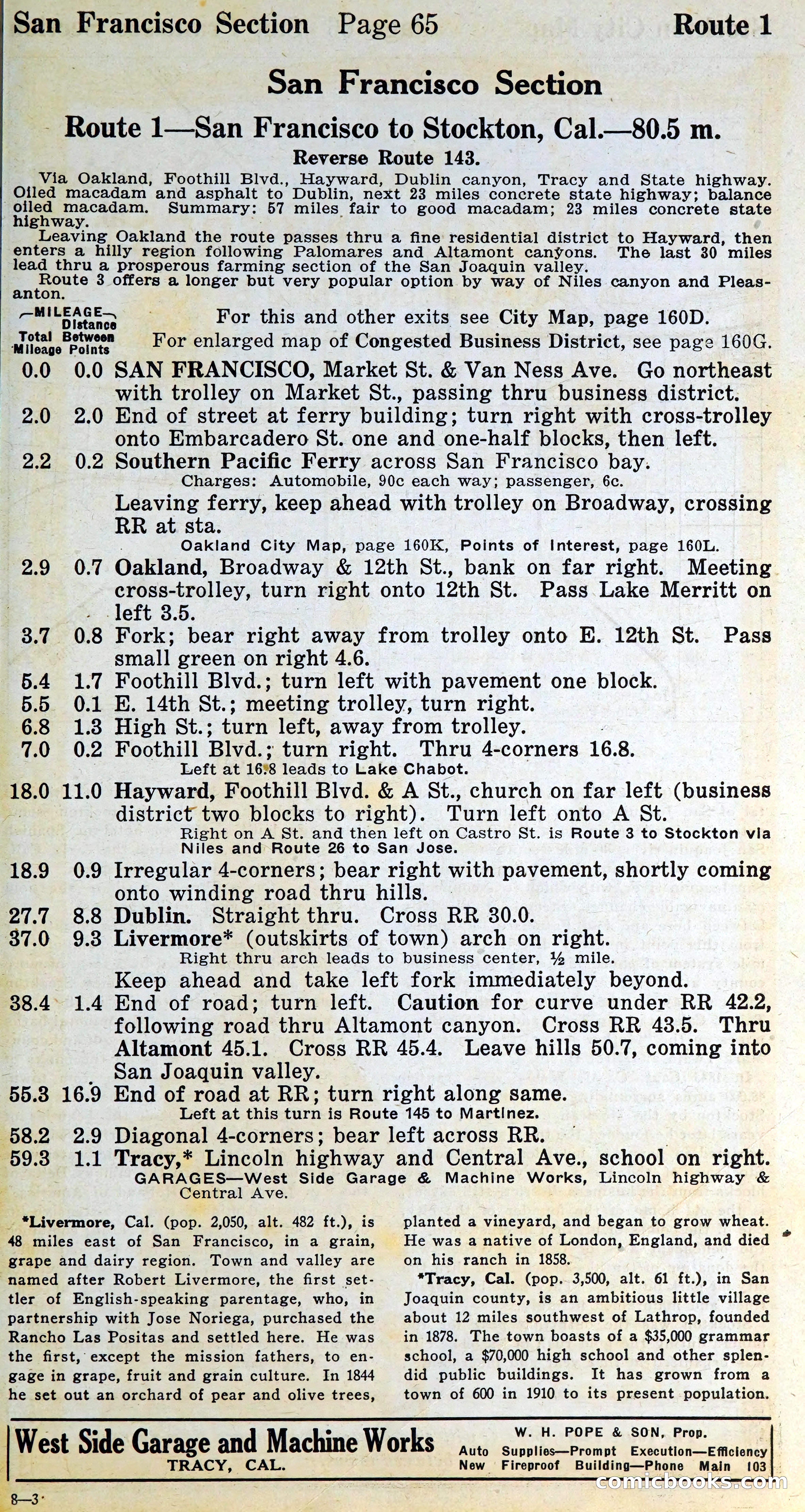 Official Automobile Blue Book, Vol. 8 — page 68 of 399