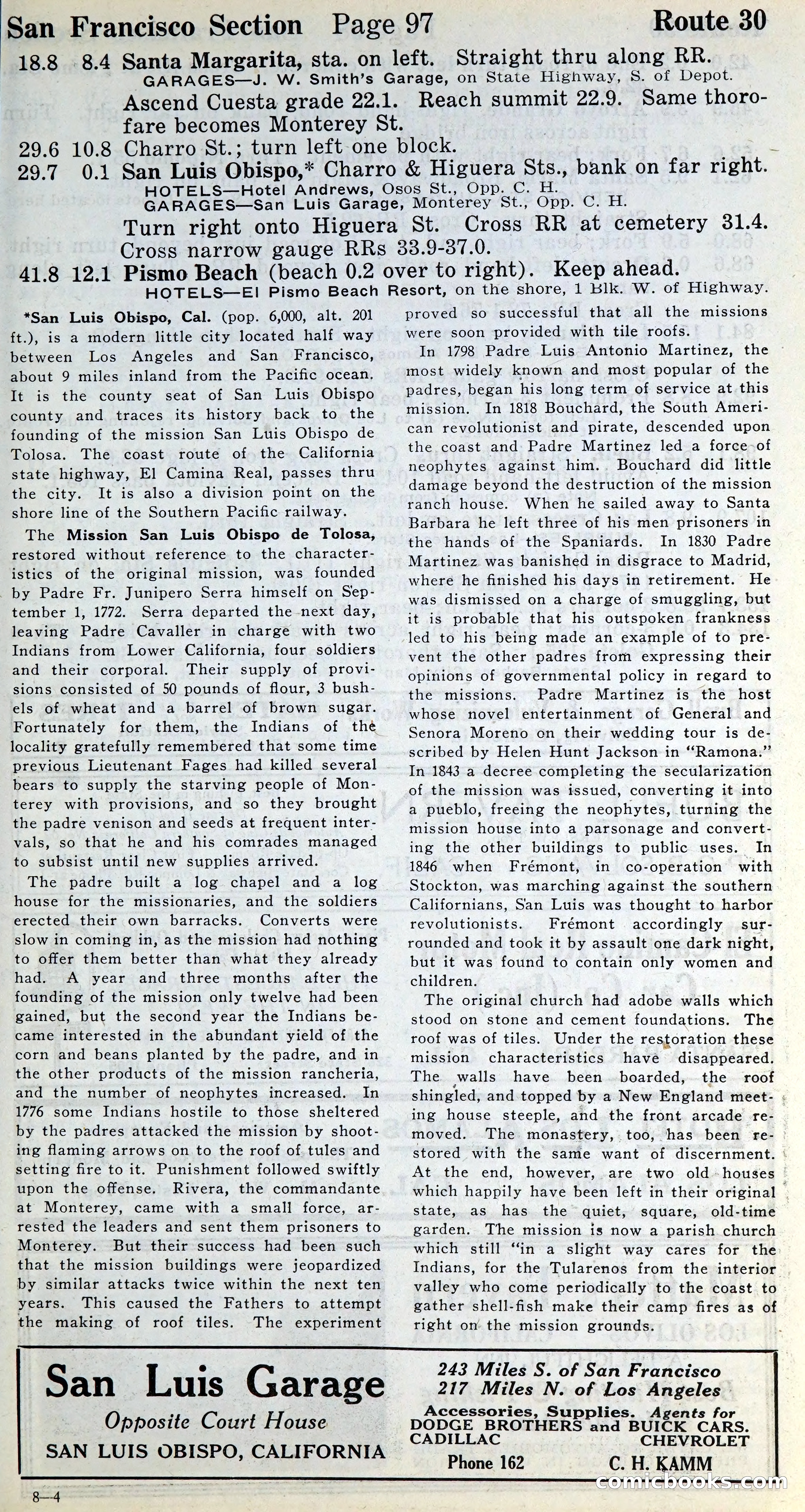 Official Automobile Blue Book, Vol. 8 — page 100 of 399