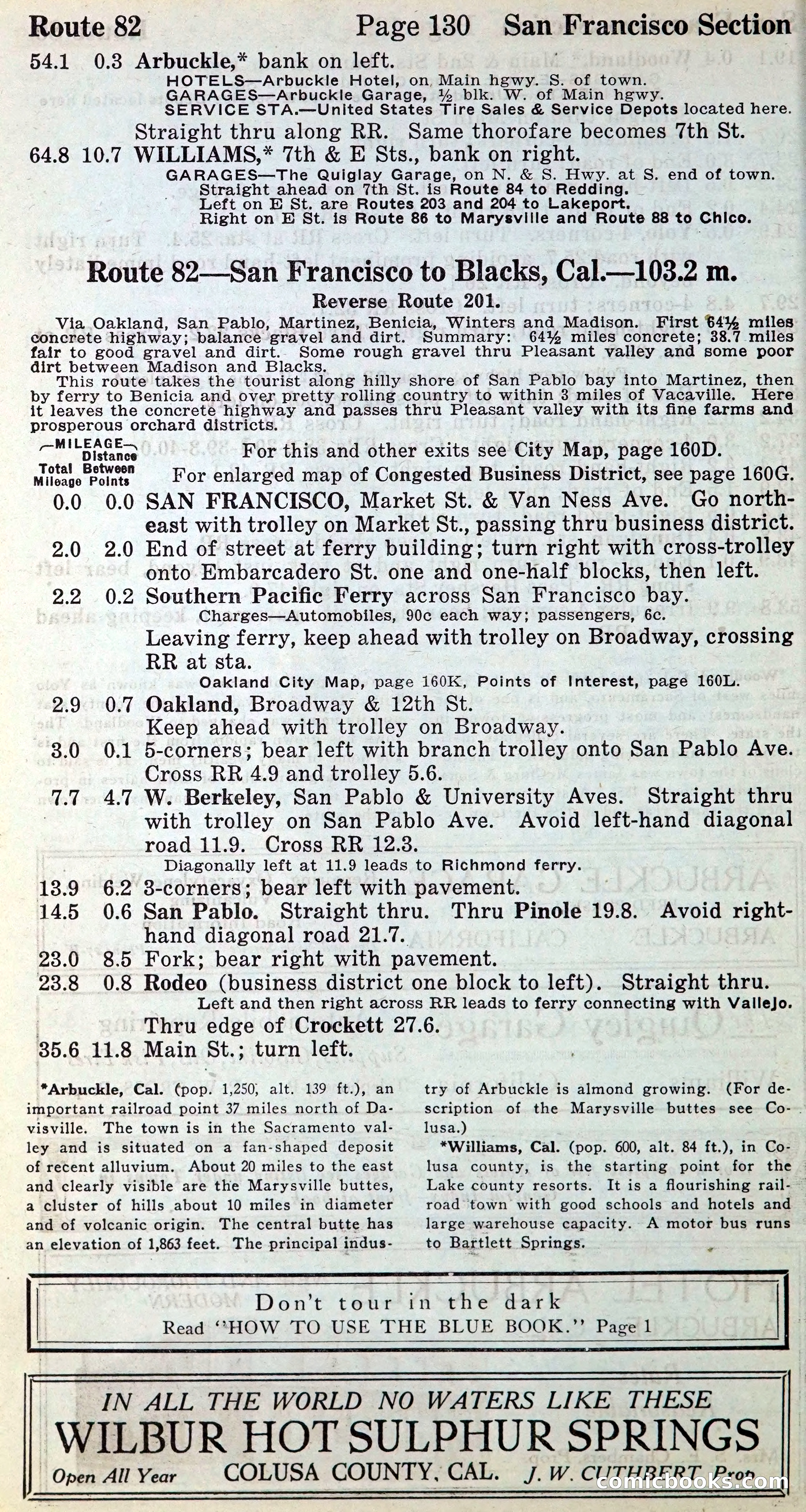 Official Automobile Blue Book, Vol. 8 — page 133 of 399