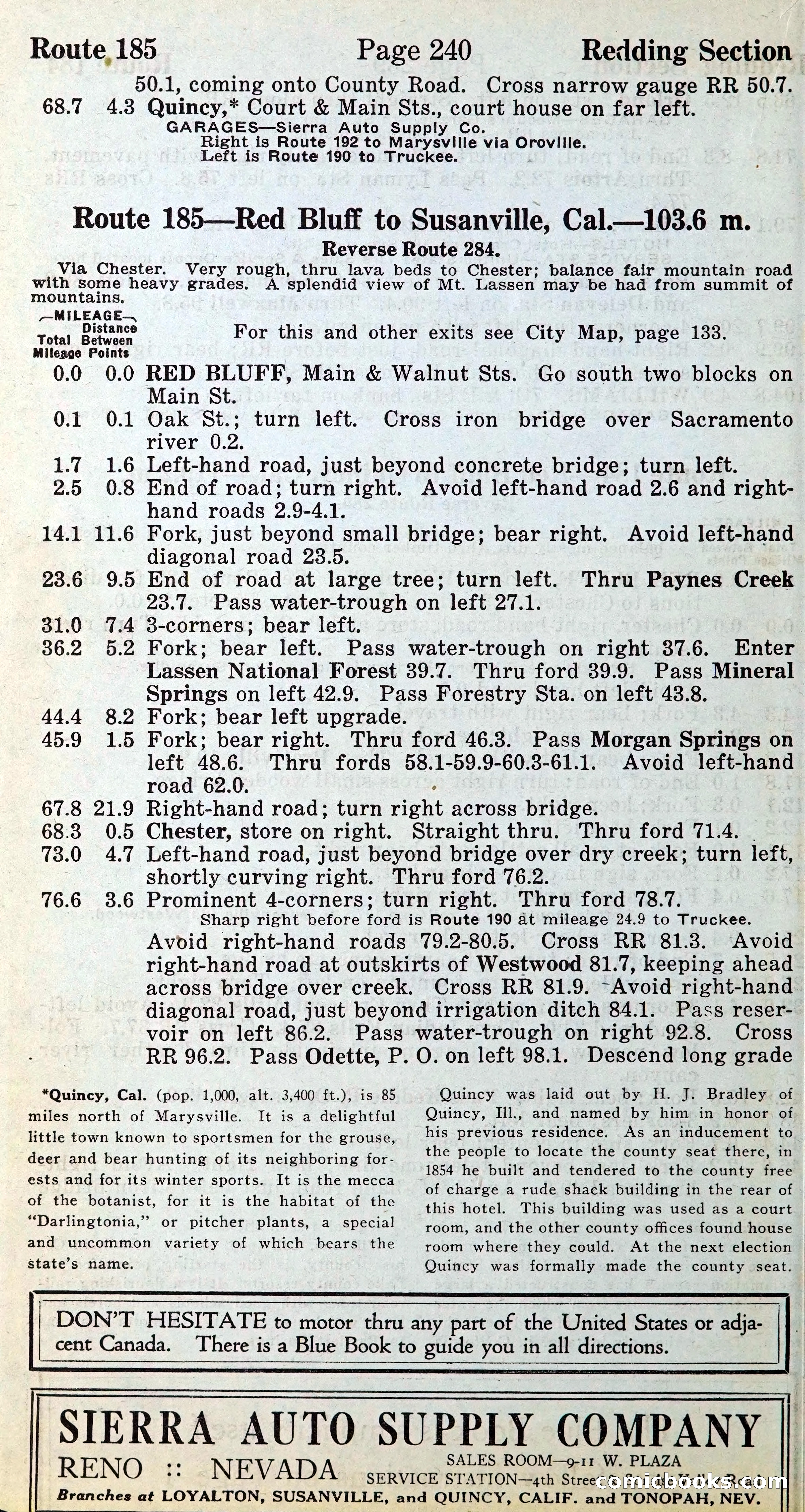 Official Automobile Blue Book, Vol. 8 — page 255 of 399