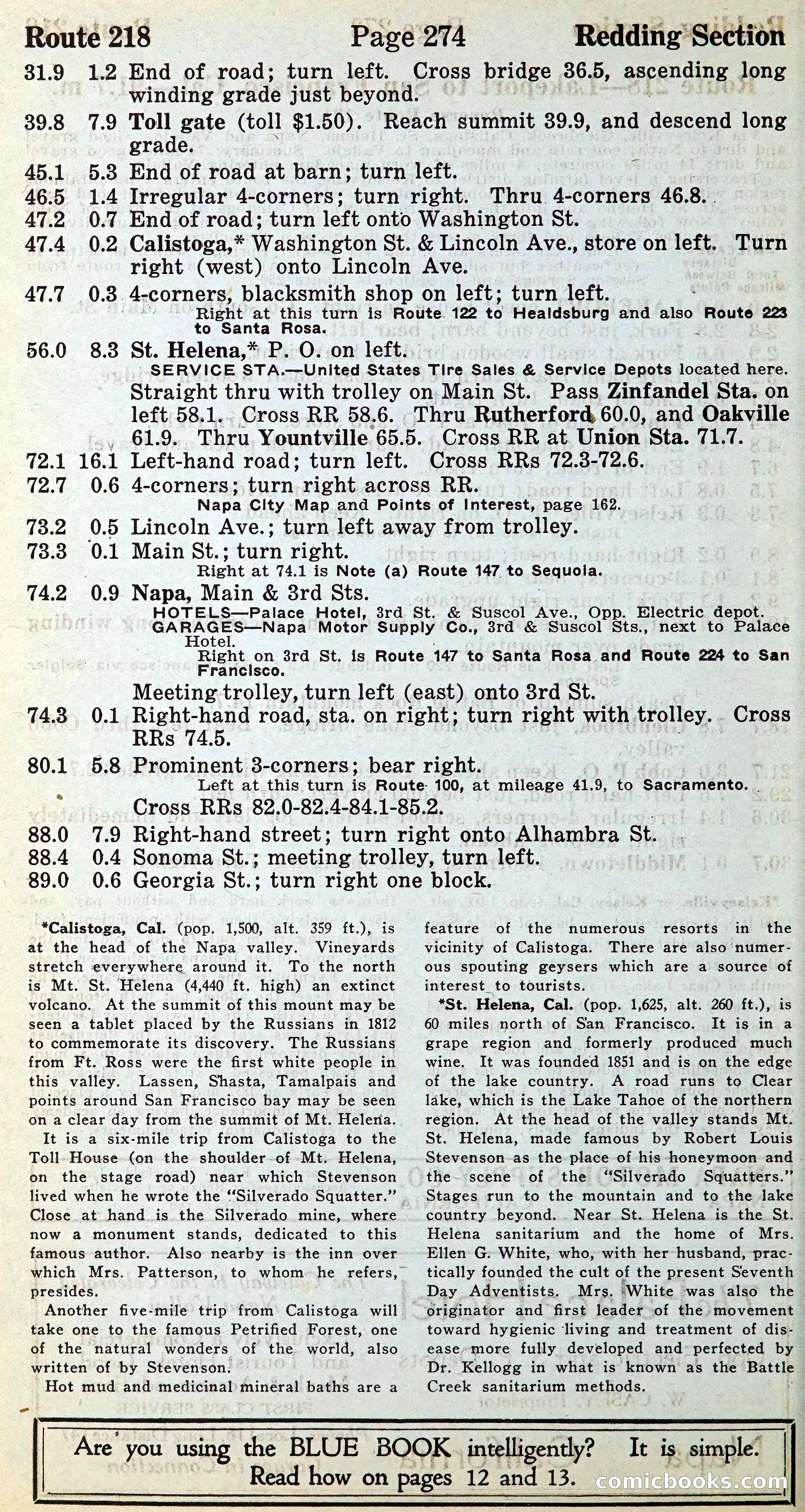 Official Automobile Blue Book, Vol. 8 — page 289 of 399