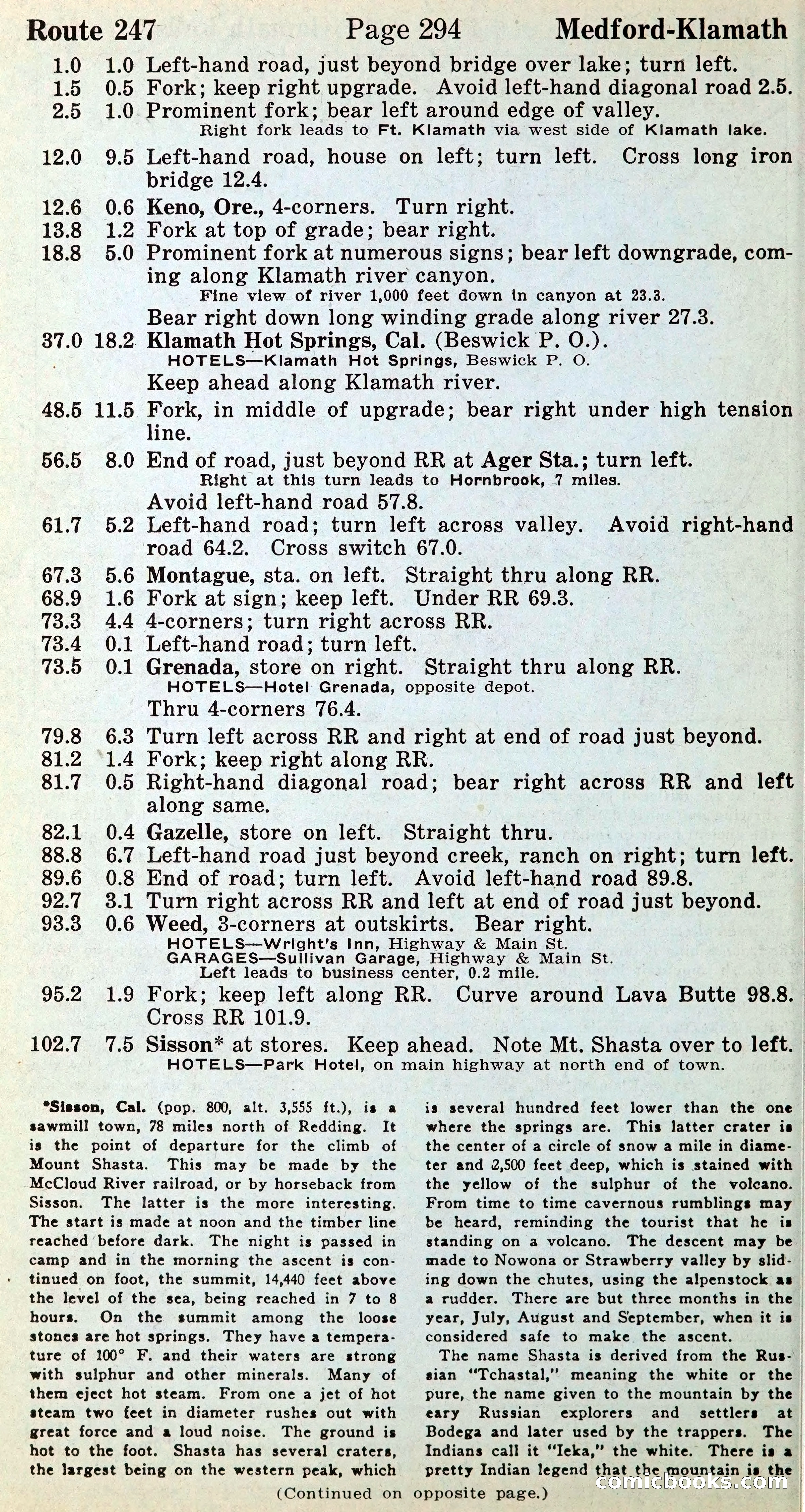 Official Automobile Blue Book, Vol. 8 — page 309 of 399
