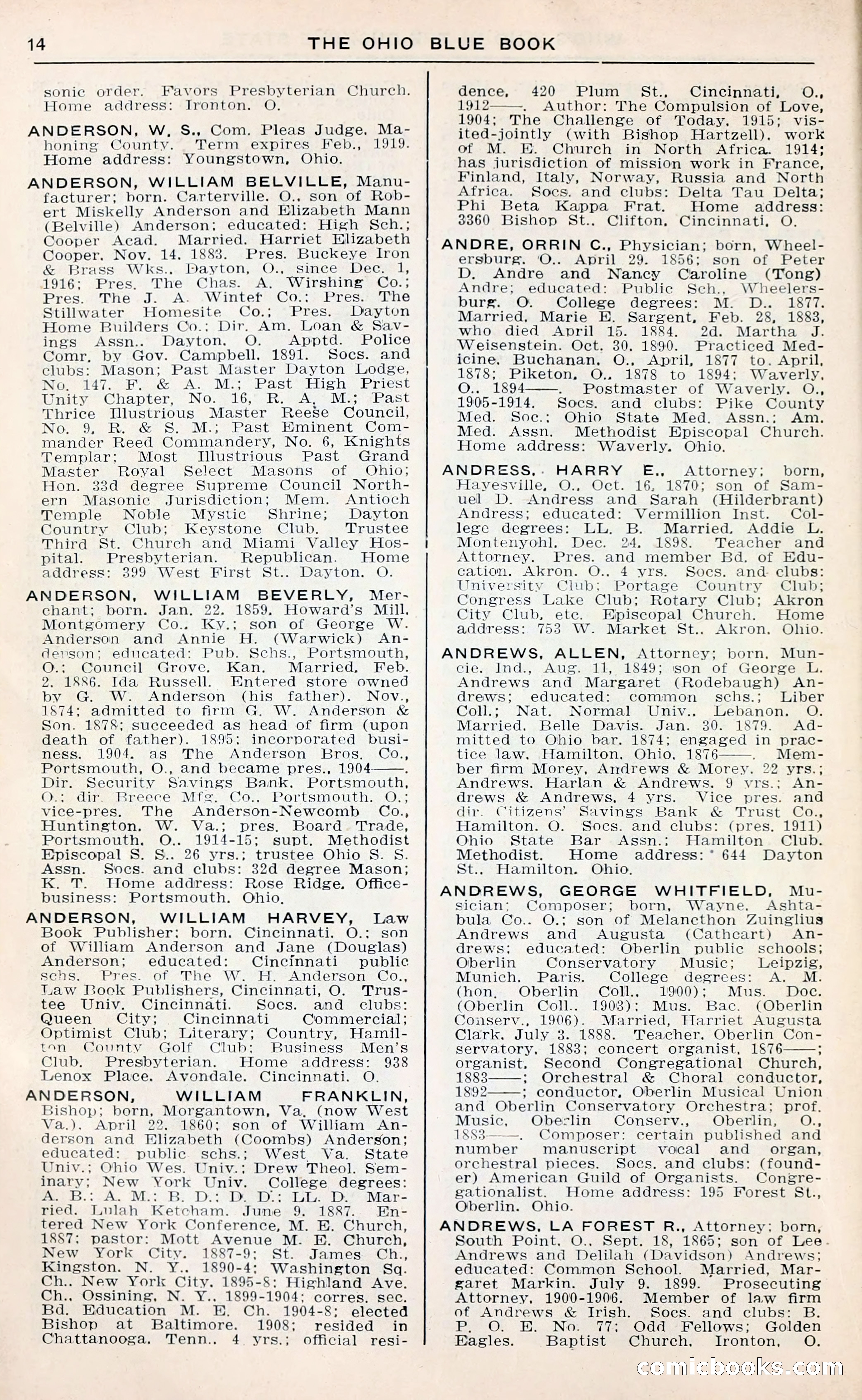 The Ohio Blue Book: Who's Who in the Buckeye State — page 18 of 396