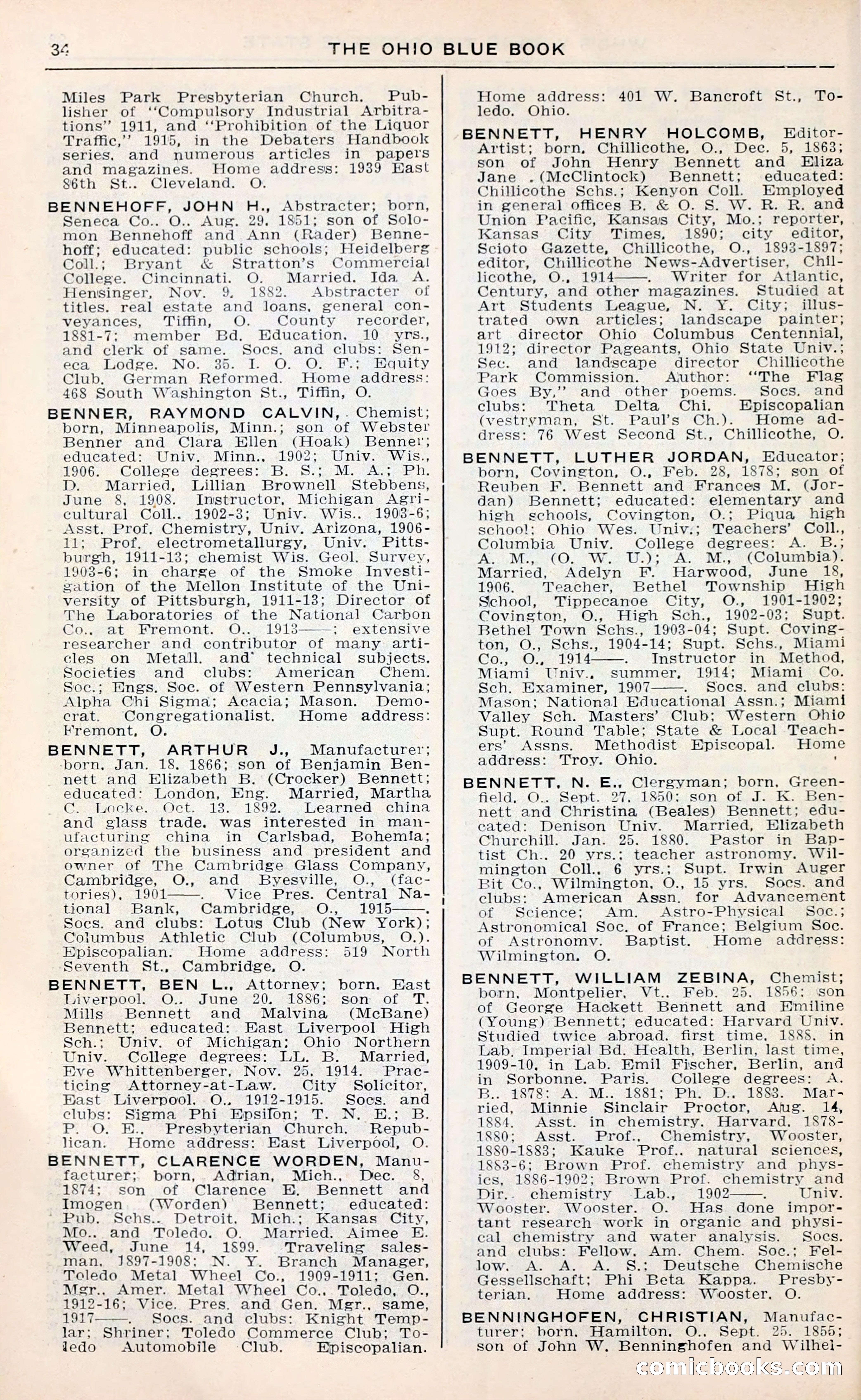 The Ohio Blue Book: Who's Who in the Buckeye State — page 38 of 396
