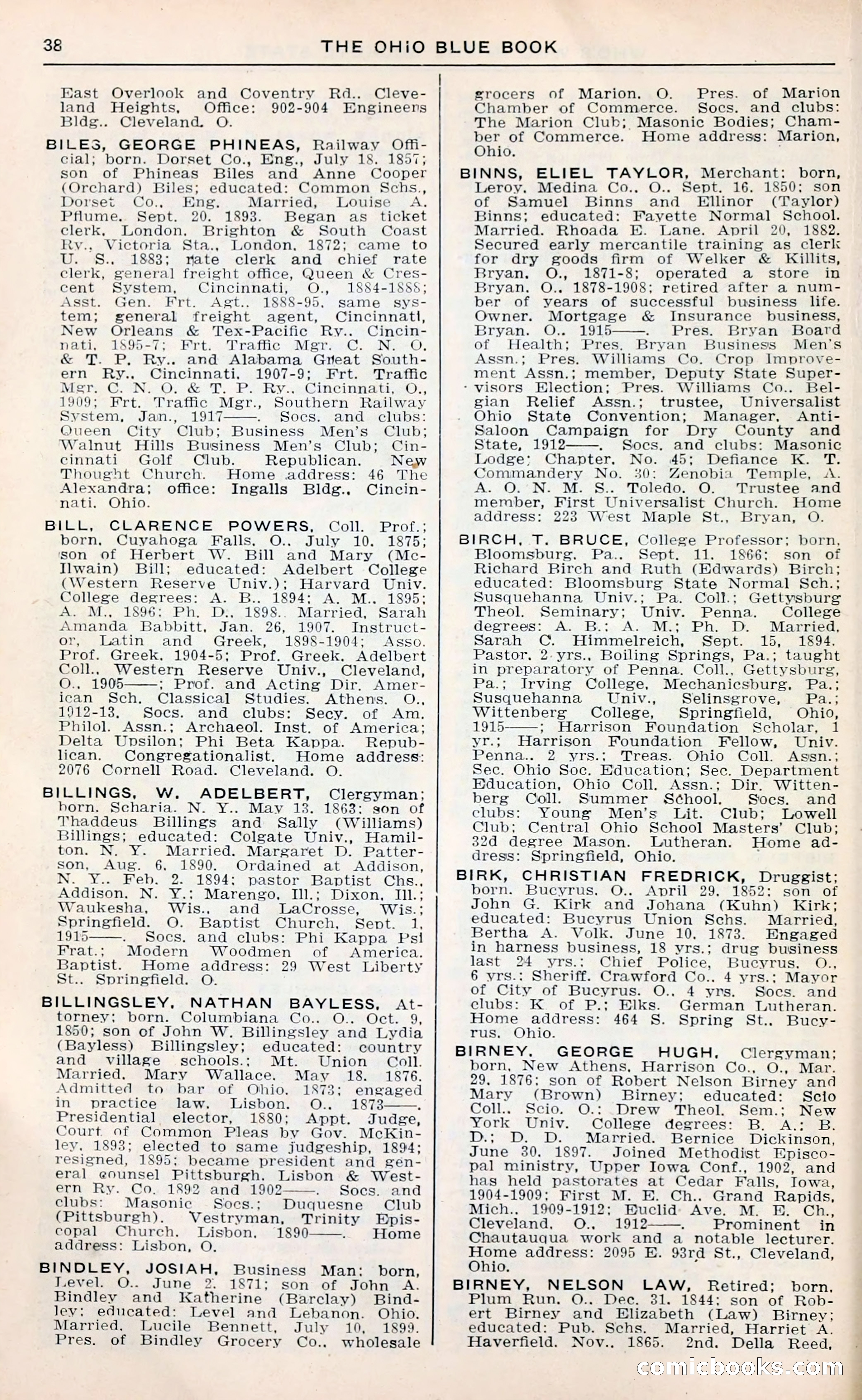 The Ohio Blue Book: Who's Who in the Buckeye State — page 42 of 396