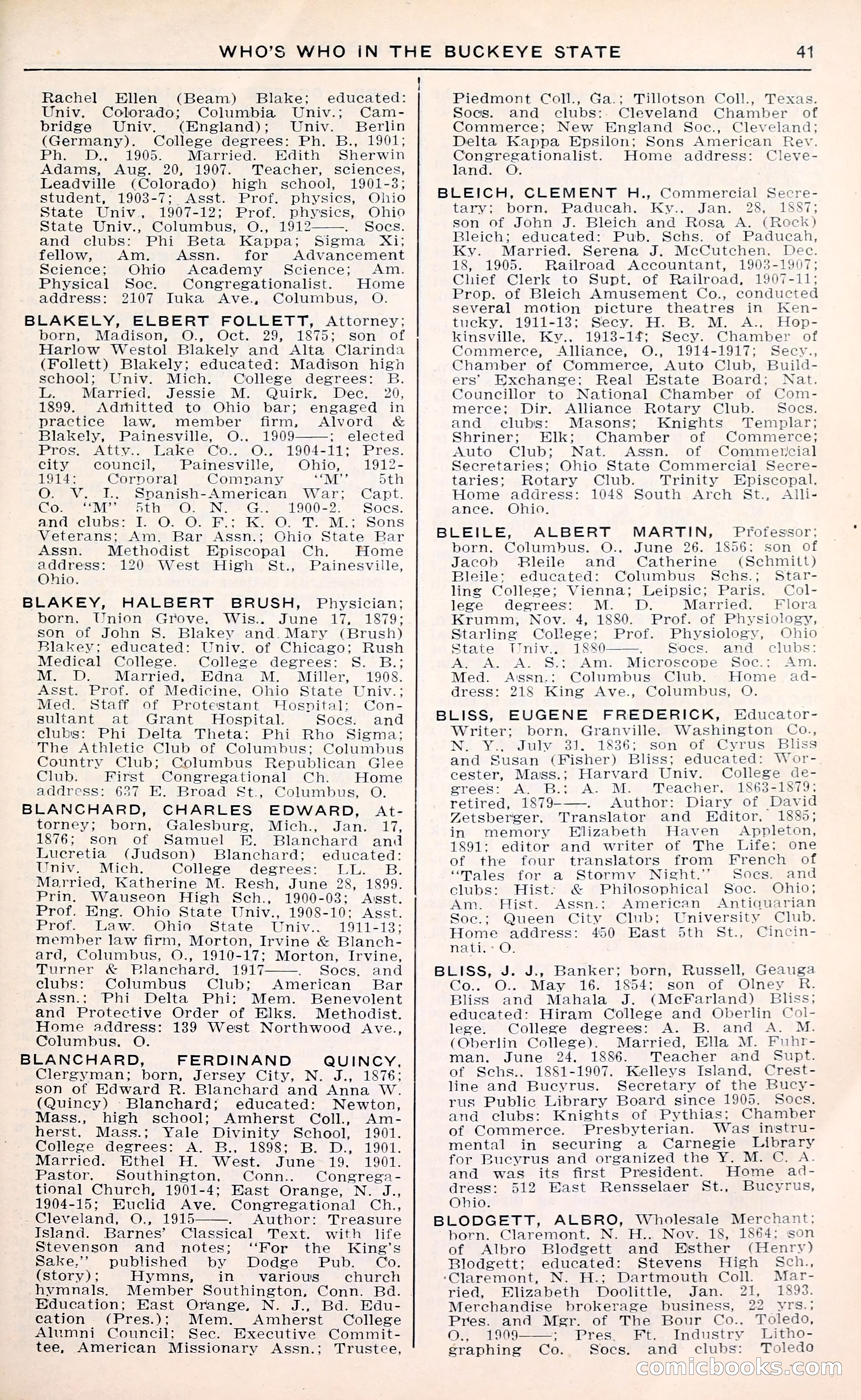 The Ohio Blue Book: Who's Who in the Buckeye State — page 45 of 396