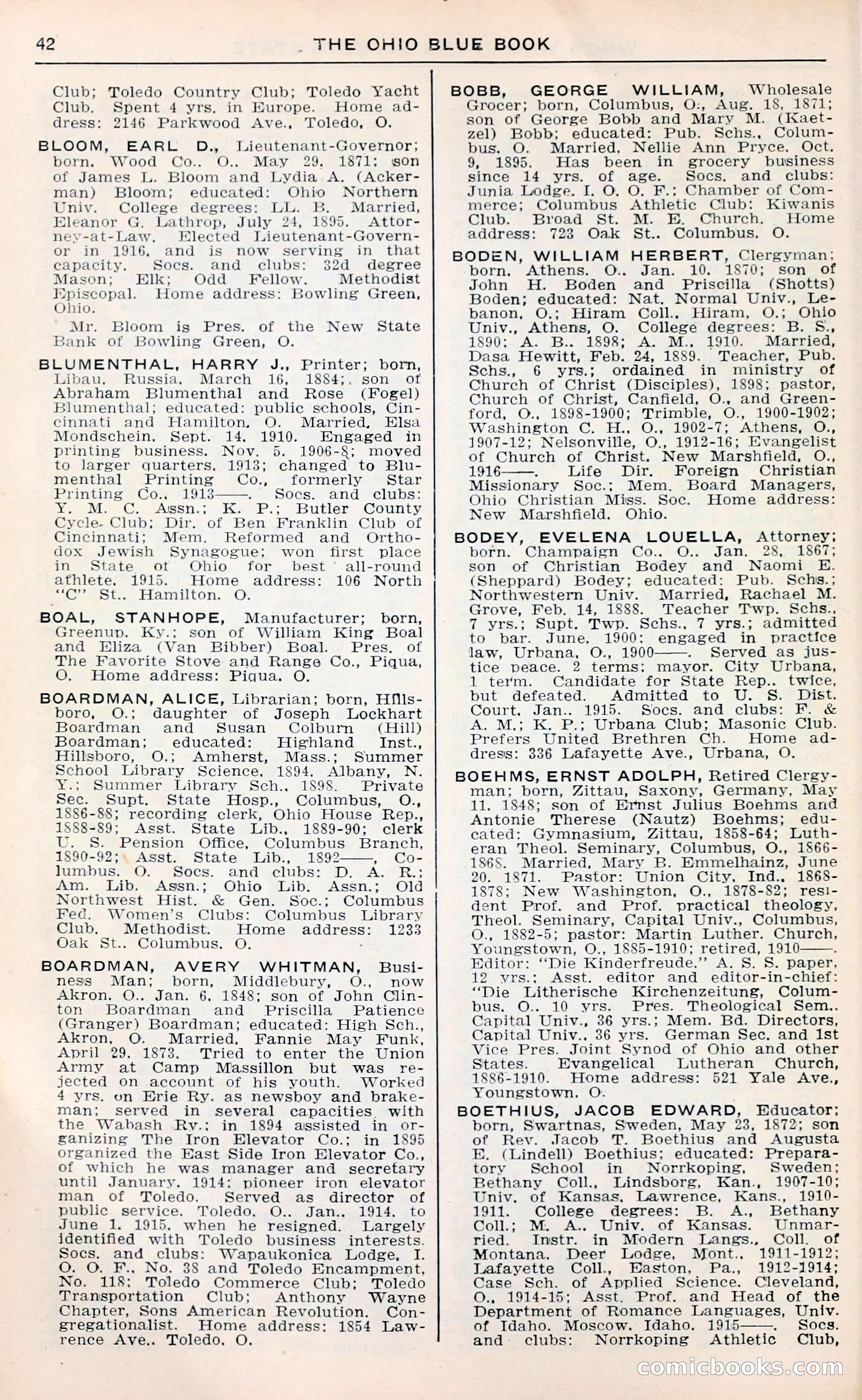 The Ohio Blue Book: Who's Who in the Buckeye State — page 46 of 396