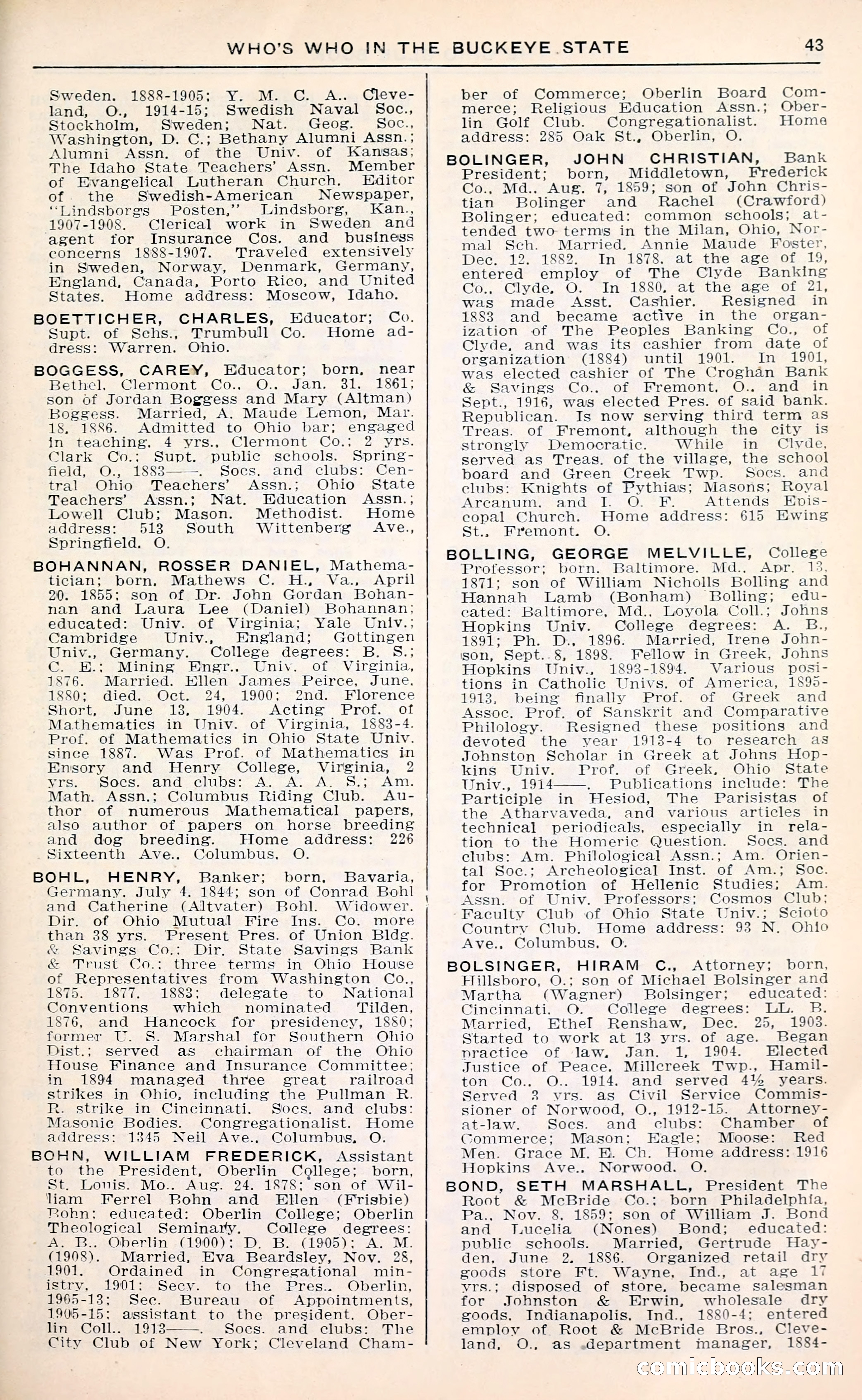 The Ohio Blue Book: Who's Who in the Buckeye State — page 47 of 396