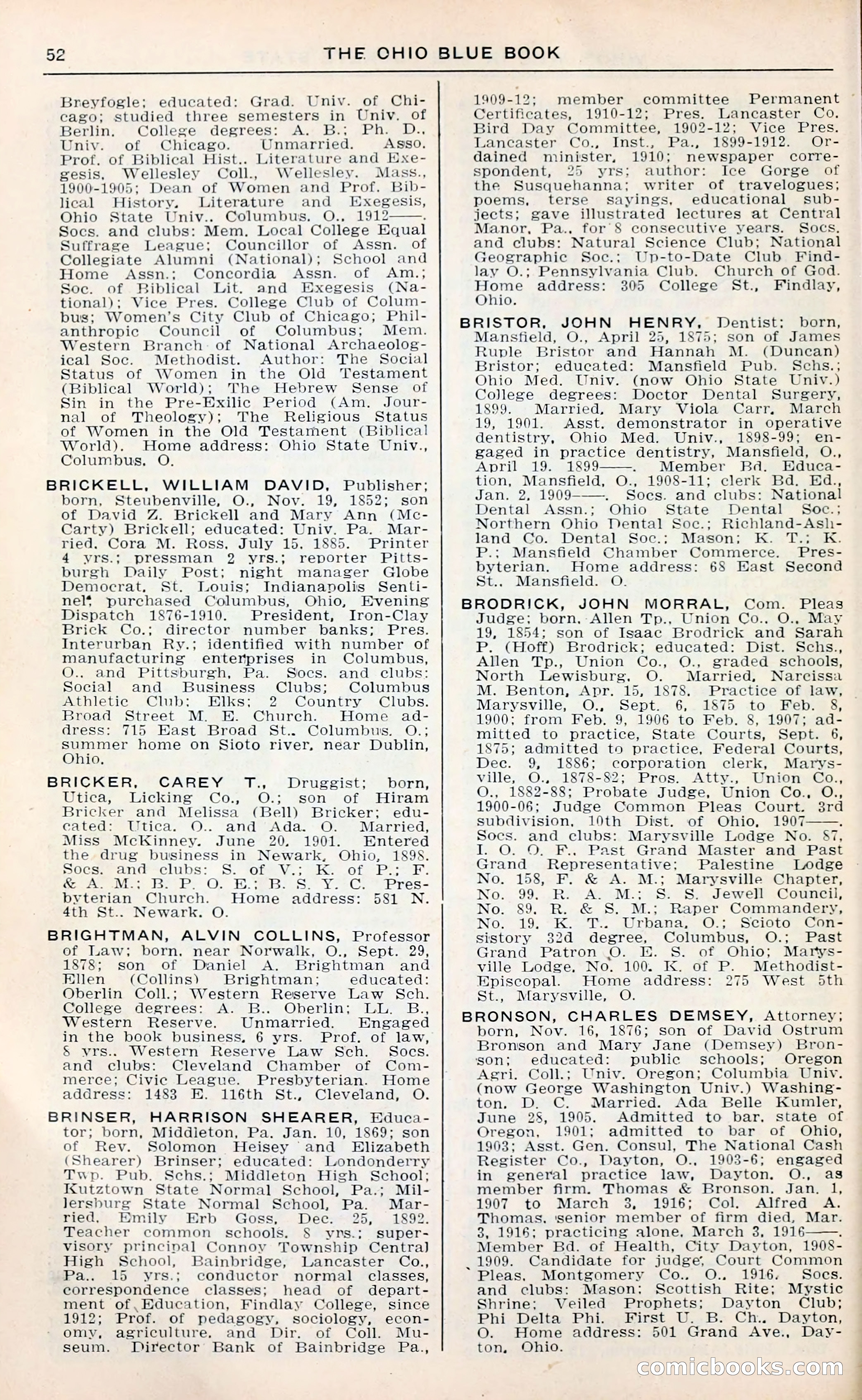 The Ohio Blue Book: Who's Who in the Buckeye State — page 56 of 396