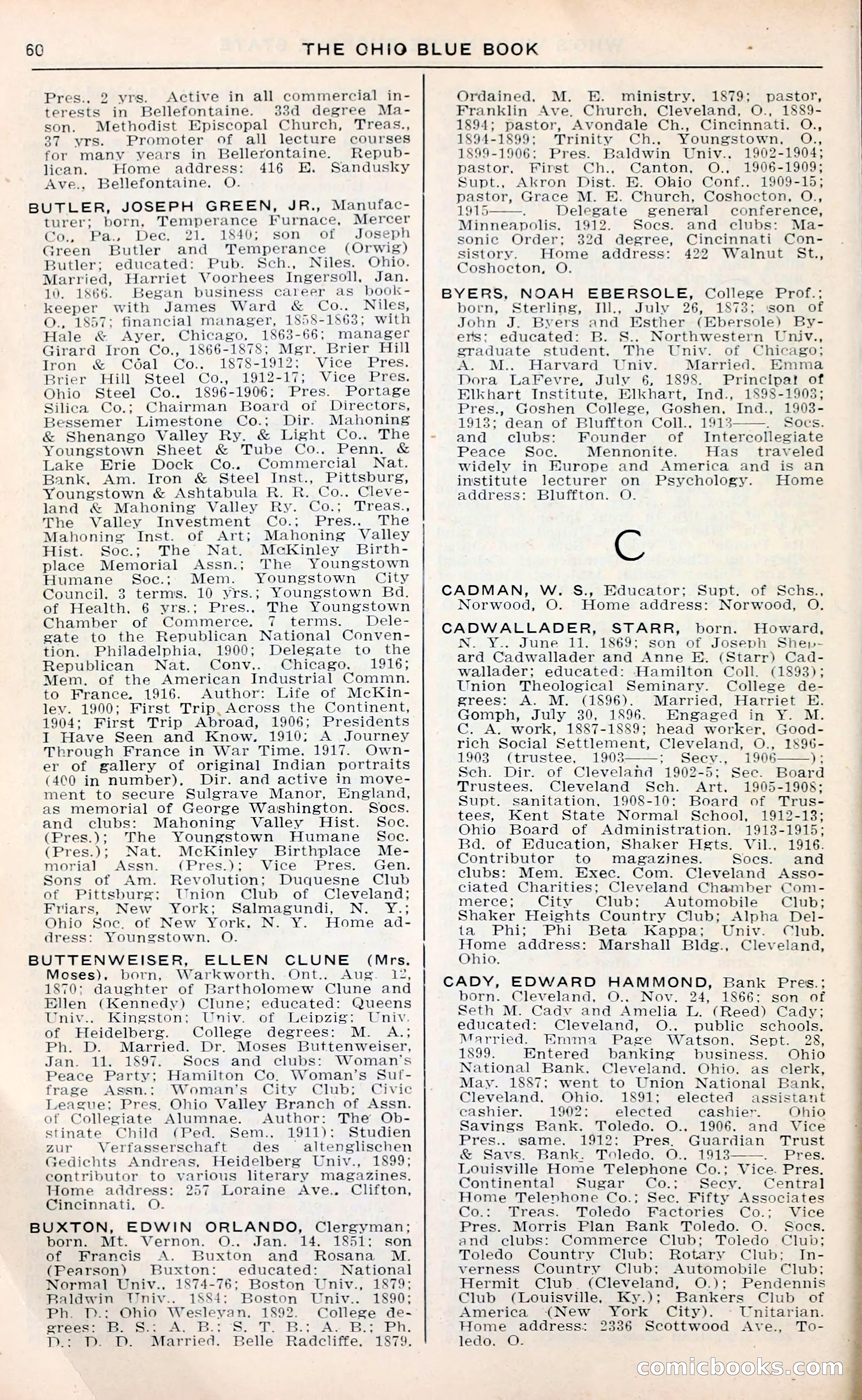 The Ohio Blue Book: Who's Who in the Buckeye State — page 64 of 396