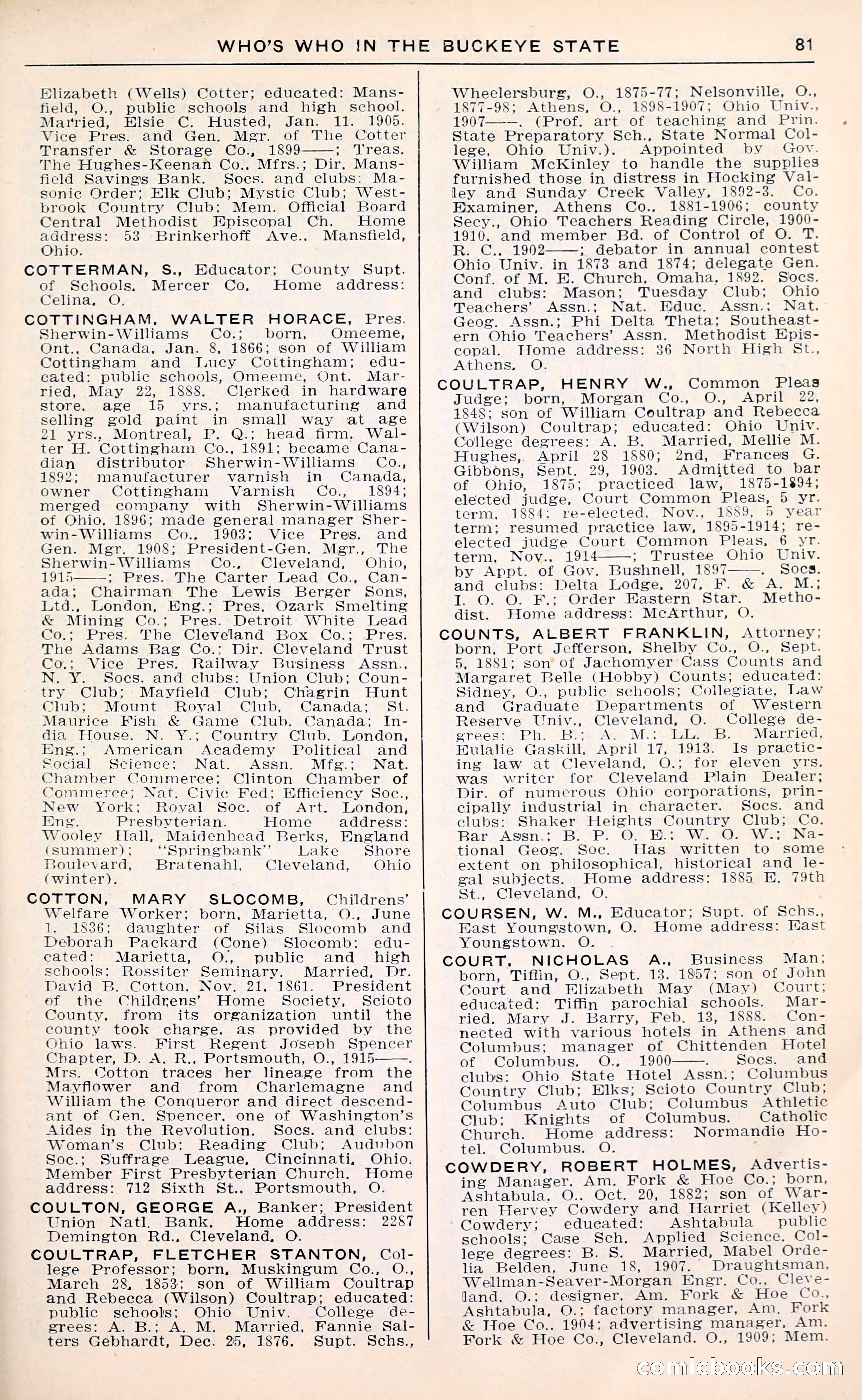 The Ohio Blue Book: Who's Who in the Buckeye State — page 85 of 396