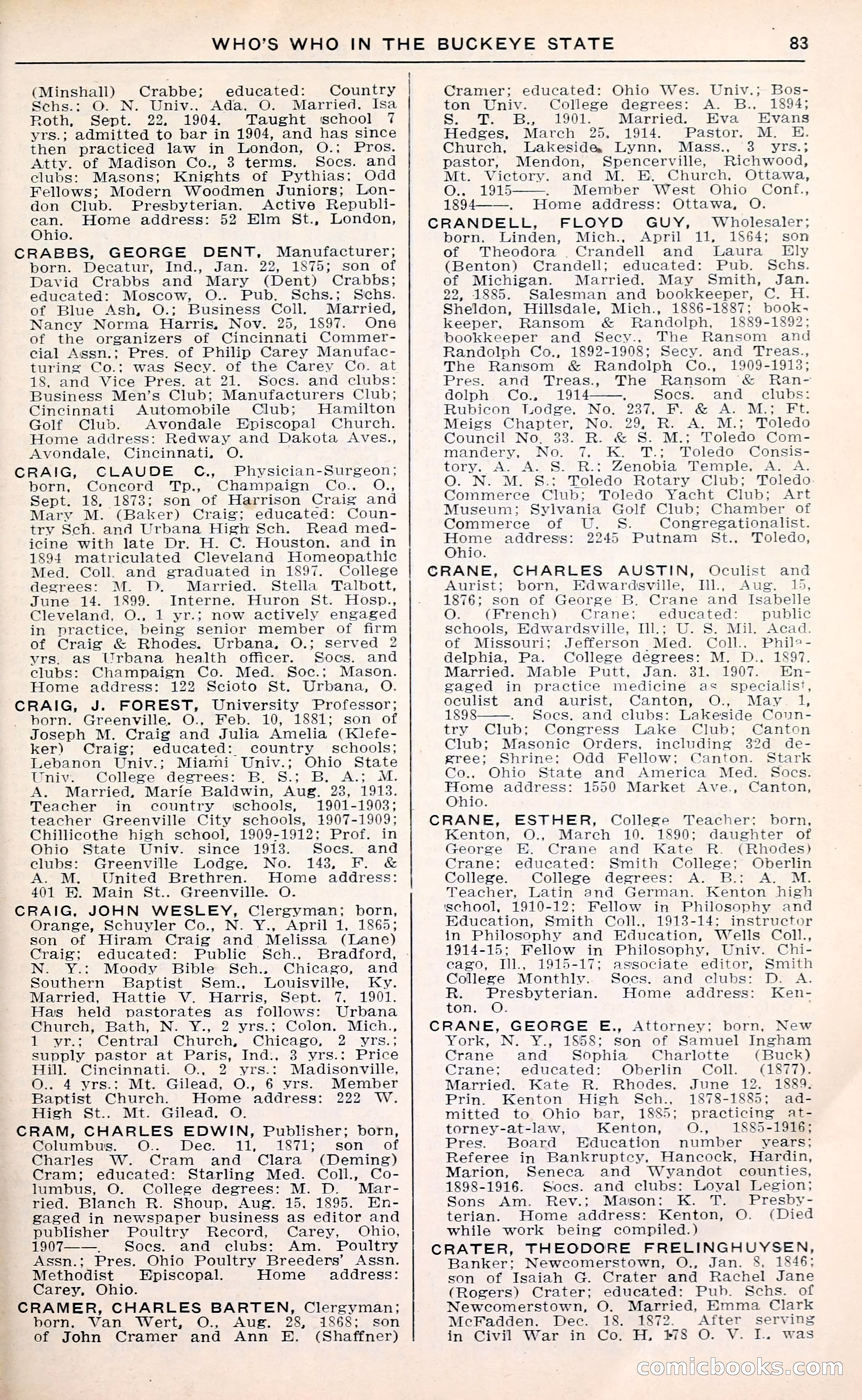 The Ohio Blue Book: Who's Who in the Buckeye State — page 87 of 396