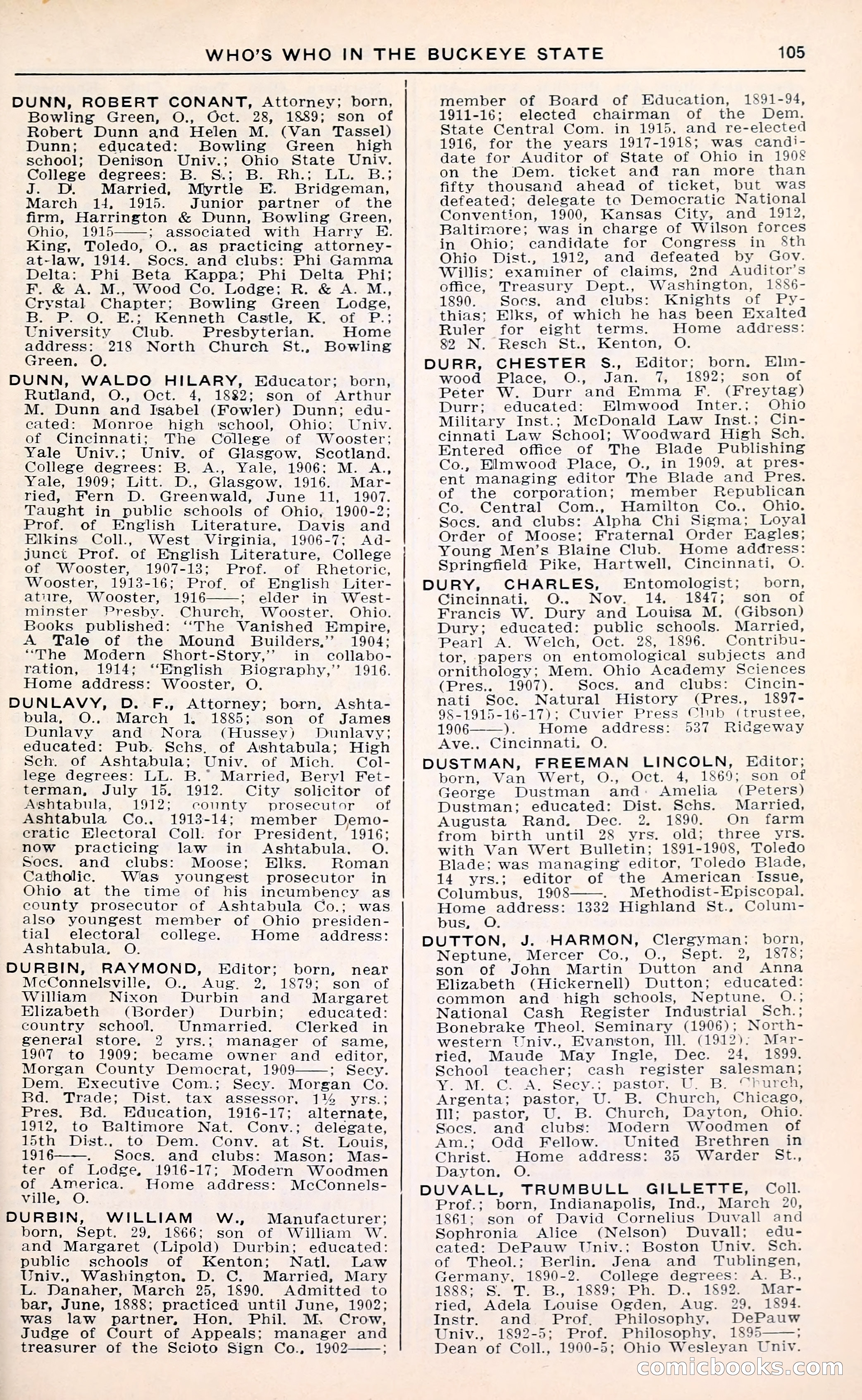 The Ohio Blue Book: Who's Who in the Buckeye State — page 109 of 396