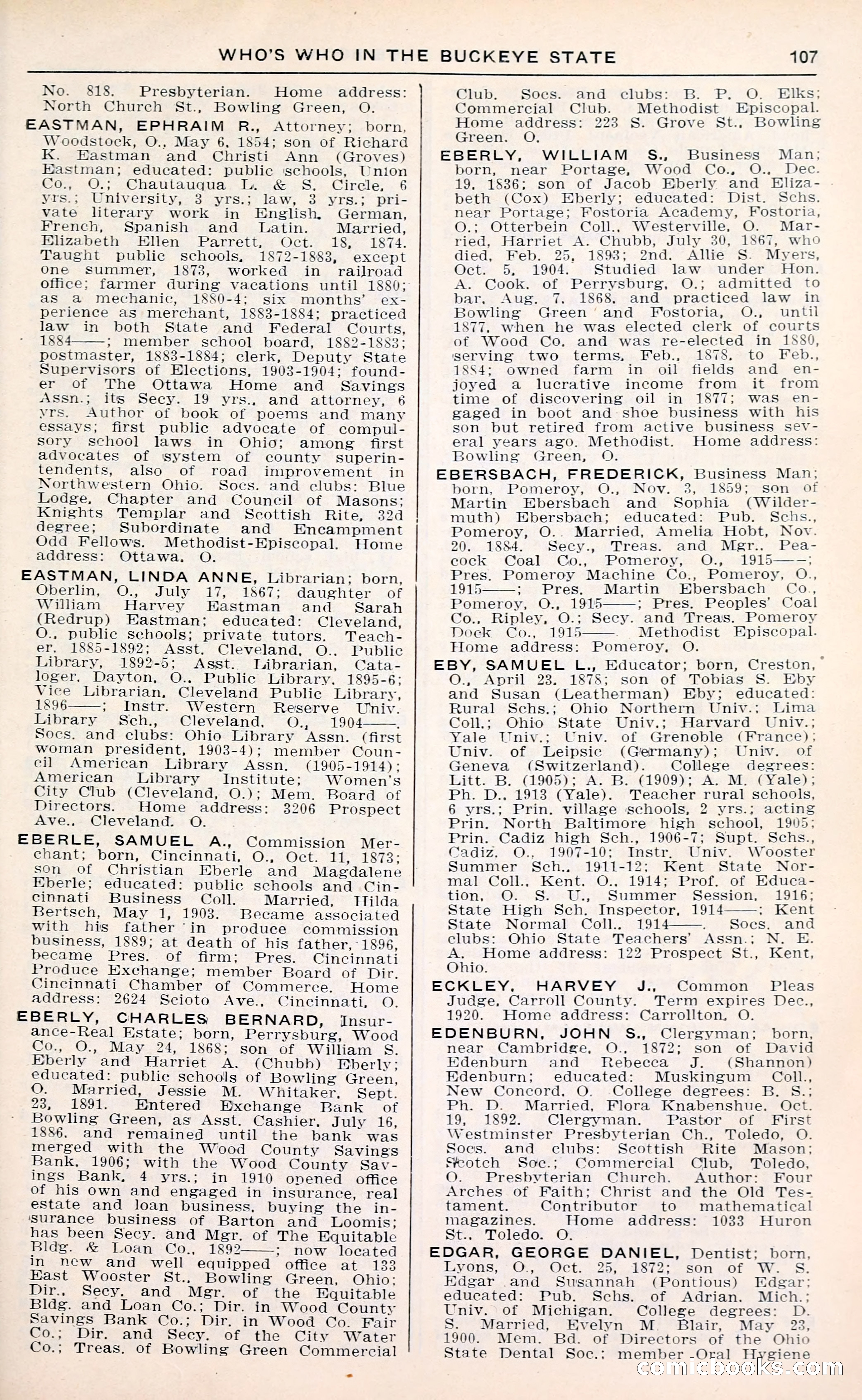 The Ohio Blue Book: Who's Who in the Buckeye State — page 111 of 396