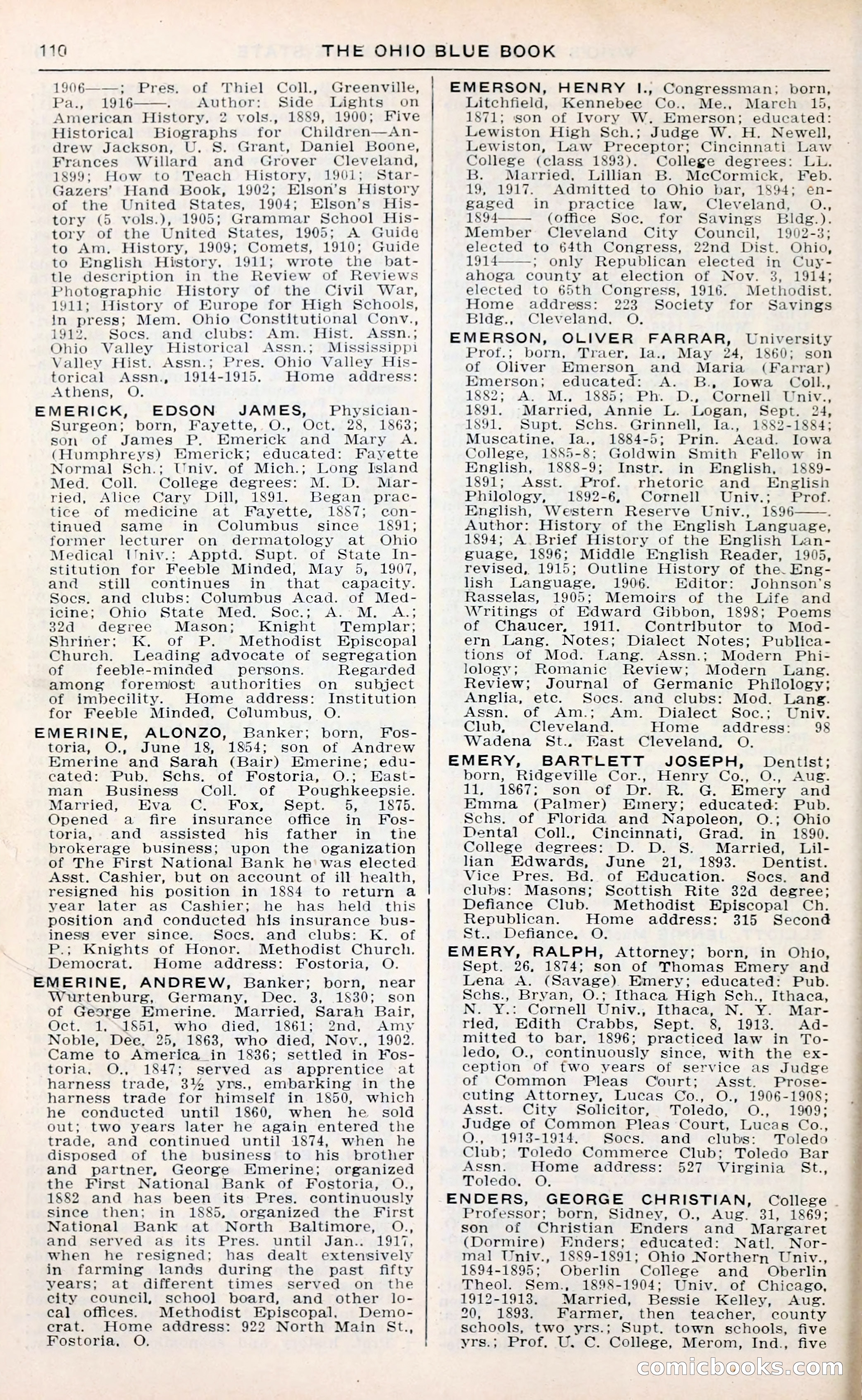 The Ohio Blue Book: Who's Who in the Buckeye State — page 114 of 396