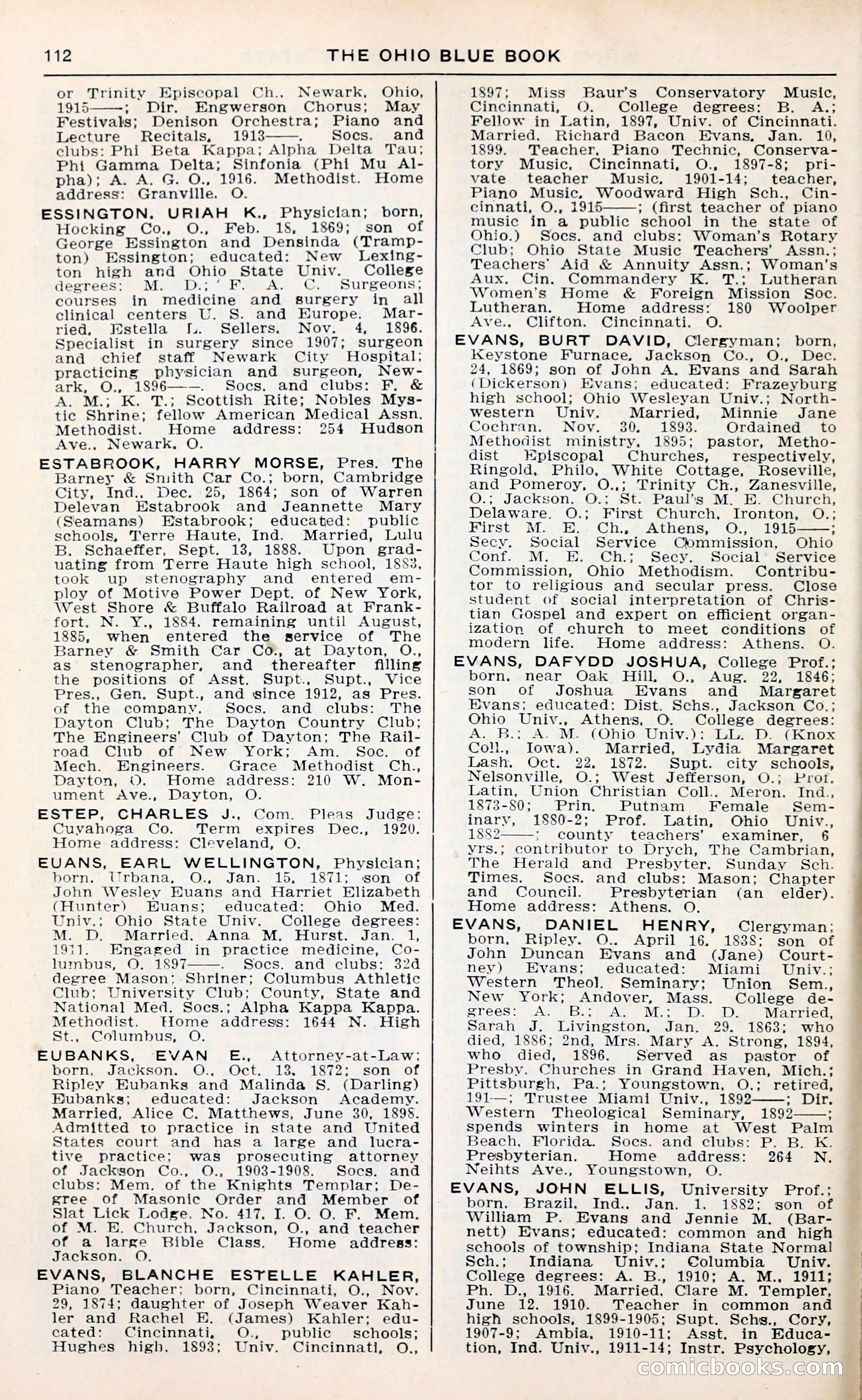 The Ohio Blue Book: Who's Who in the Buckeye State — page 116 of 396