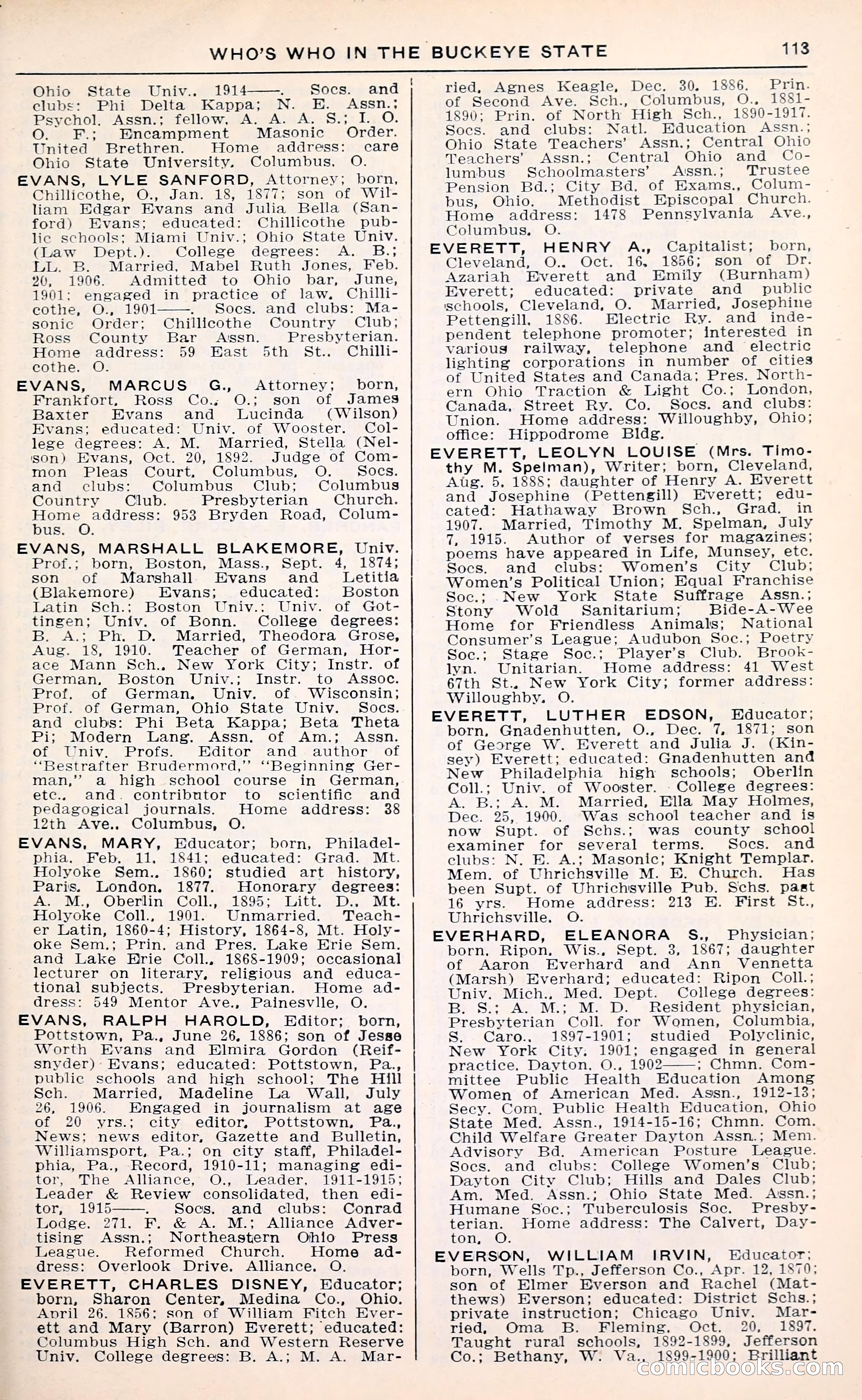 The Ohio Blue Book: Who's Who in the Buckeye State — page 117 of 396