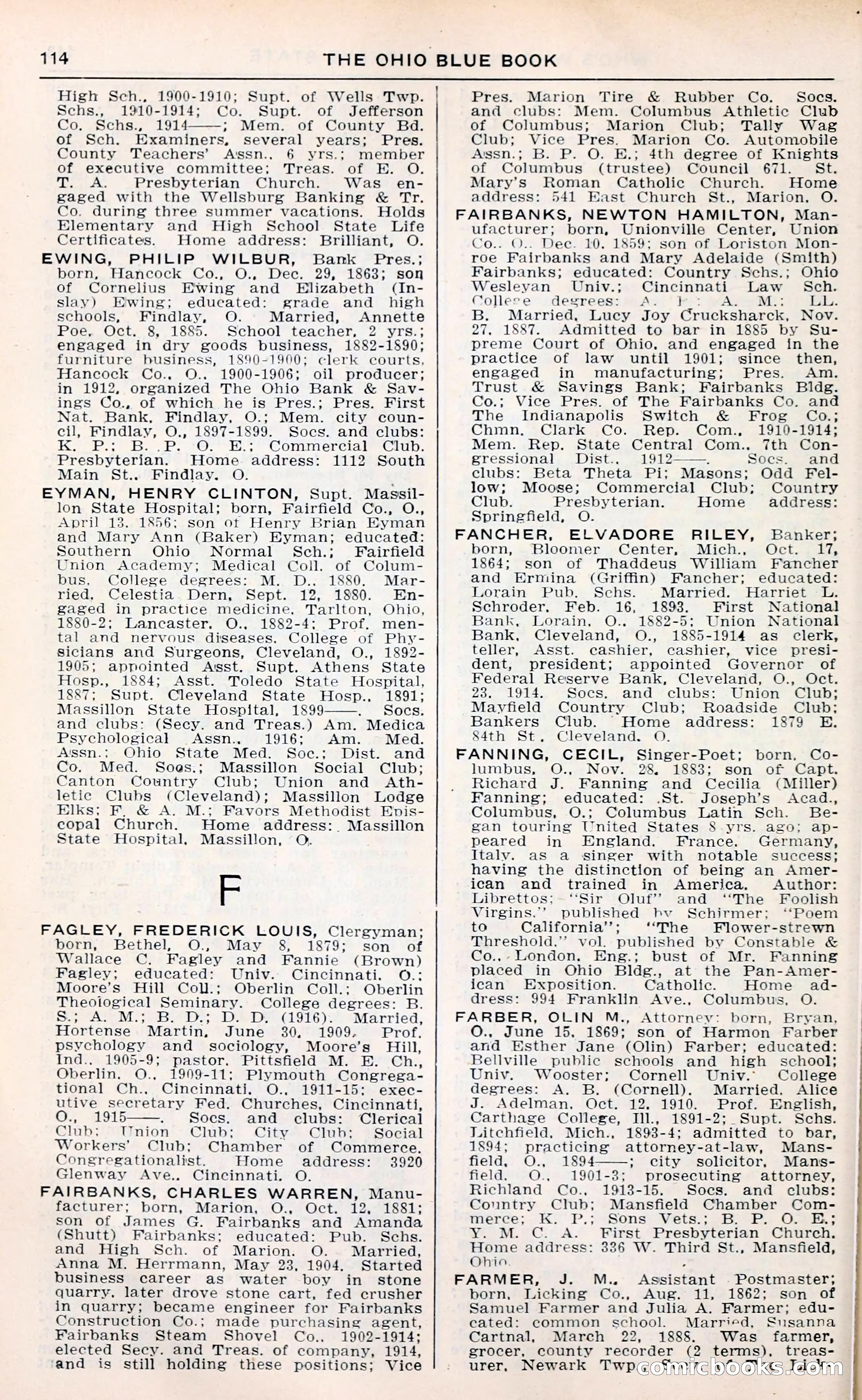 The Ohio Blue Book: Who's Who in the Buckeye State — page 118 of 396