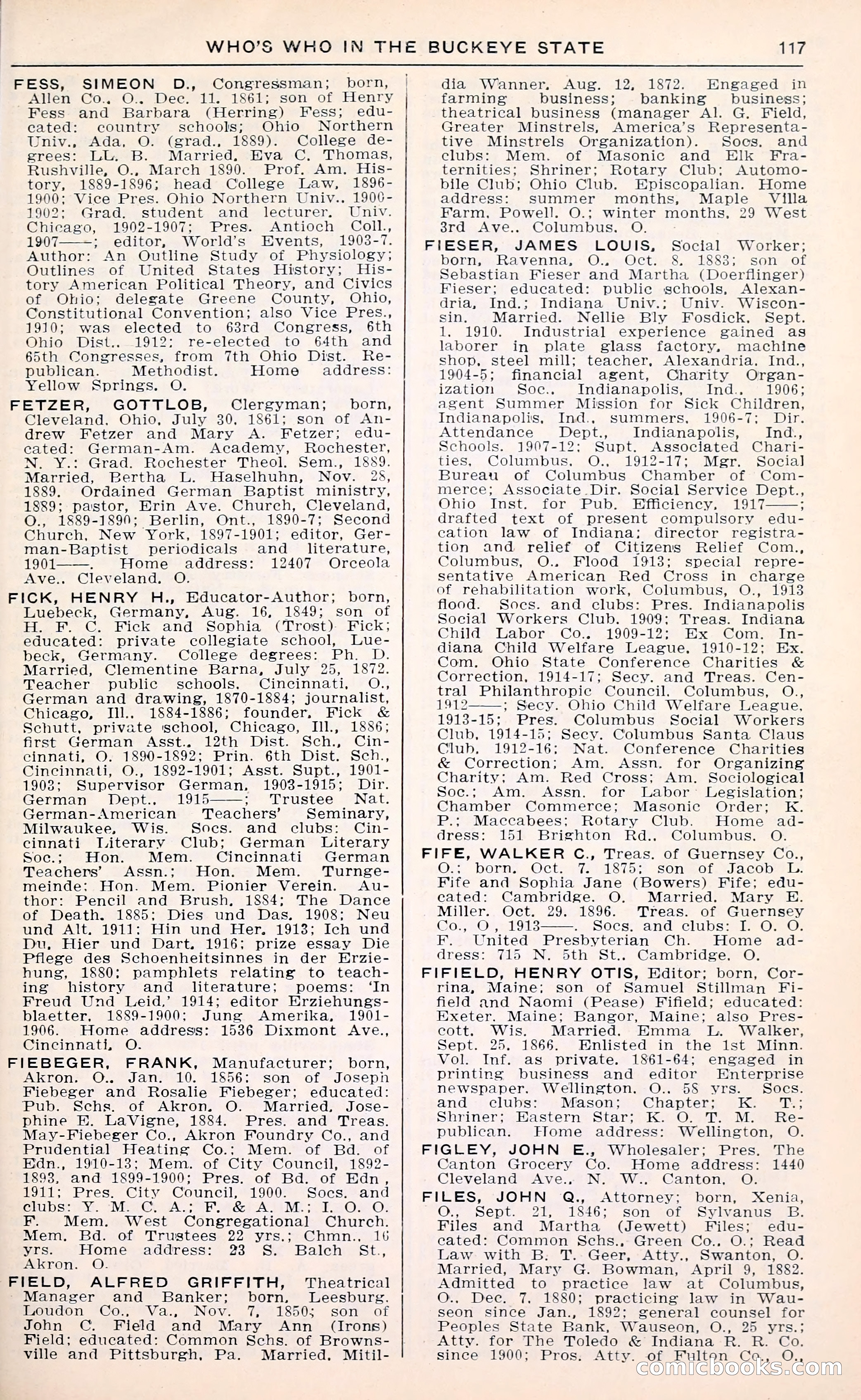 The Ohio Blue Book: Who's Who in the Buckeye State — page 121 of 396