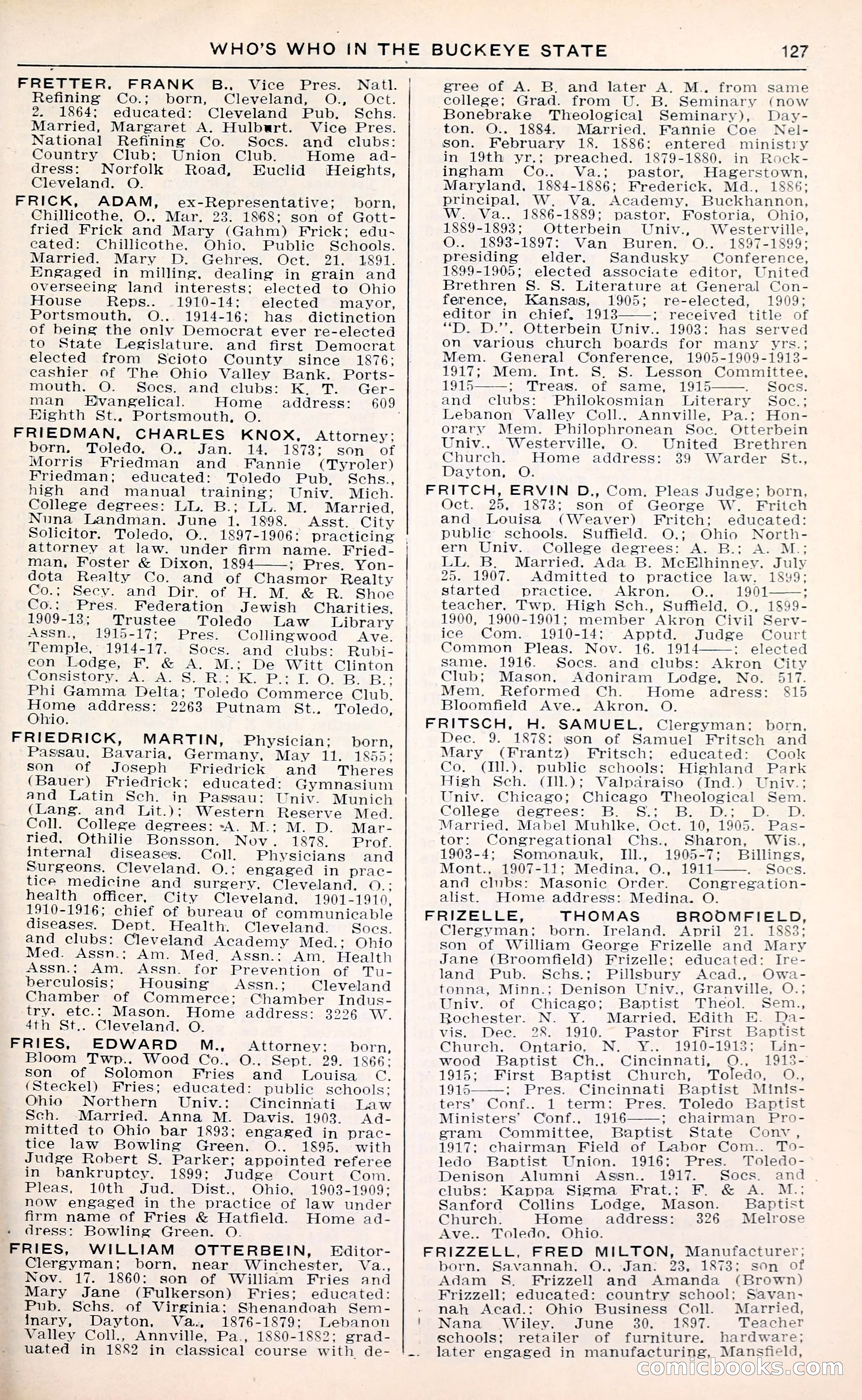The Ohio Blue Book: Who's Who in the Buckeye State — page 131 of 396