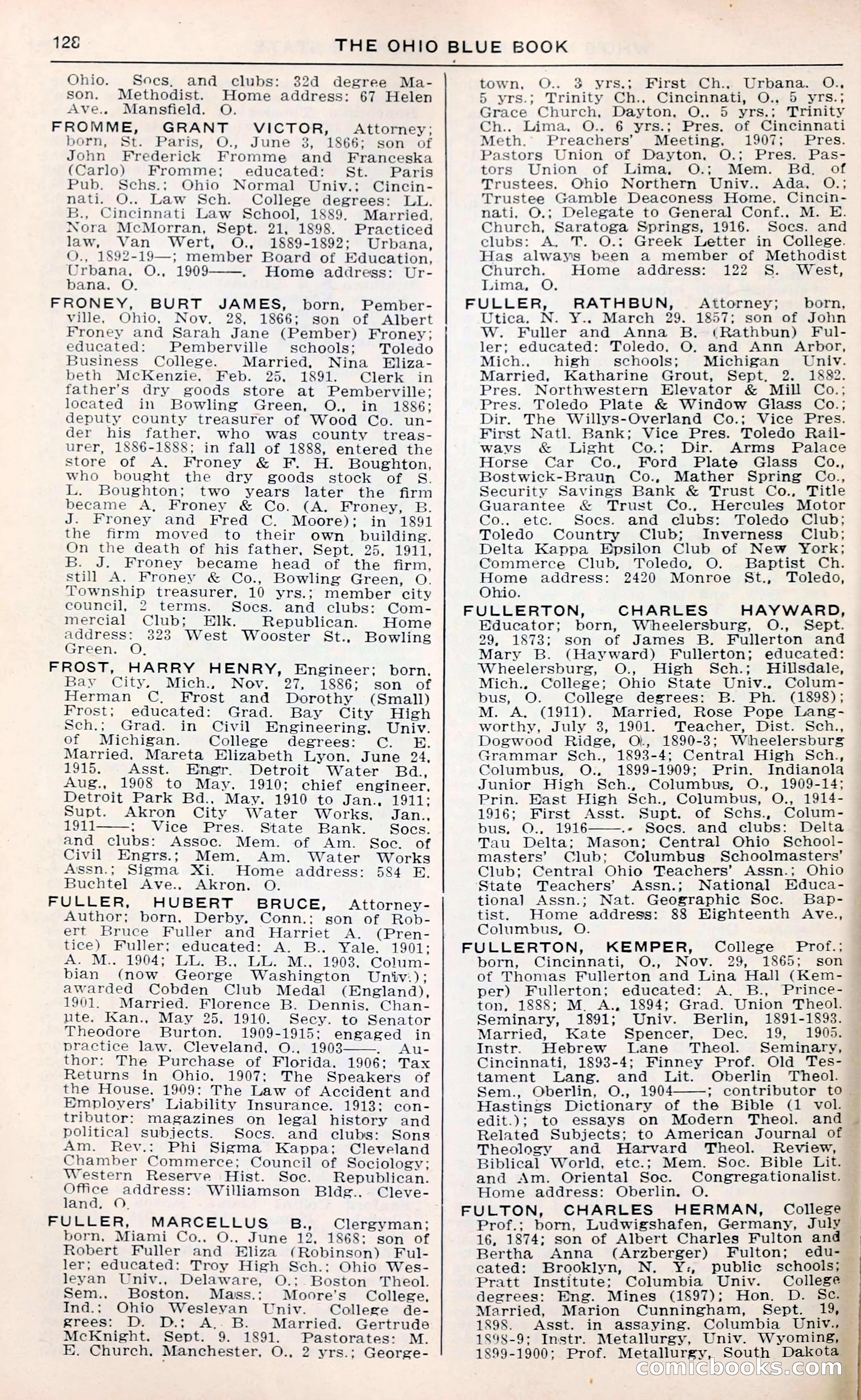 The Ohio Blue Book: Who's Who in the Buckeye State — page 132 of 396