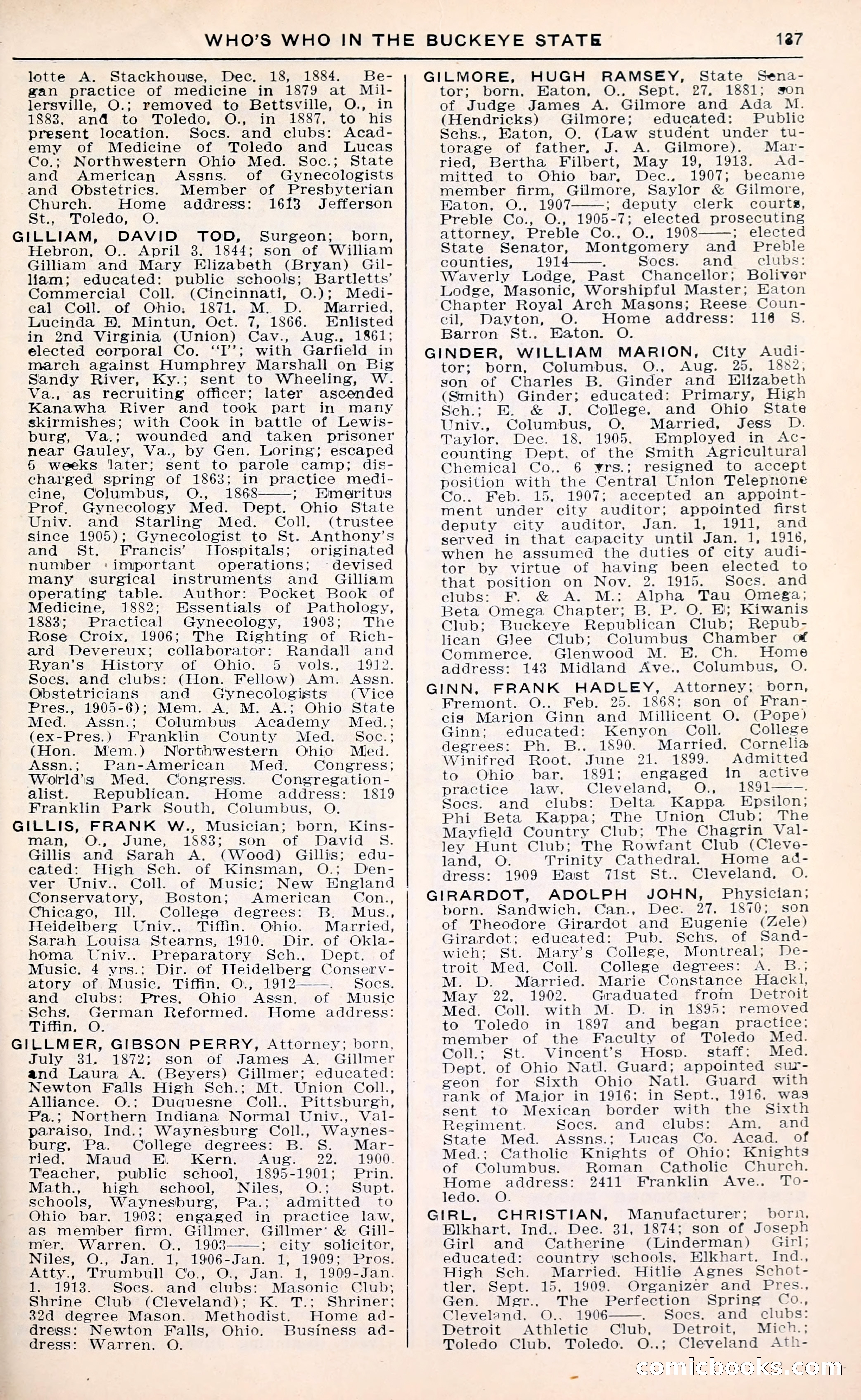 The Ohio Blue Book: Who's Who in the Buckeye State — page 141 of 396