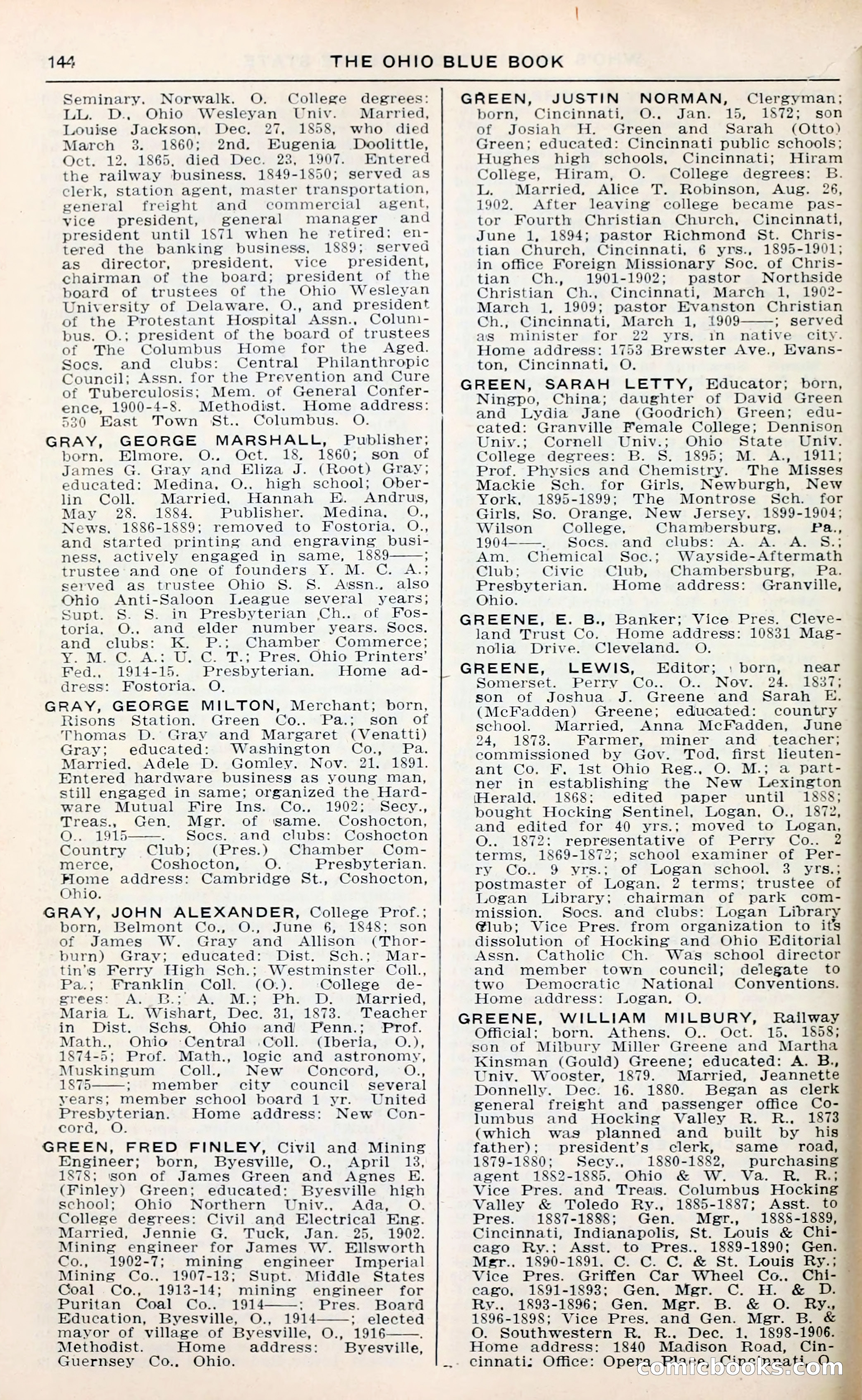 The Ohio Blue Book: Who's Who in the Buckeye State — page 148 of 396