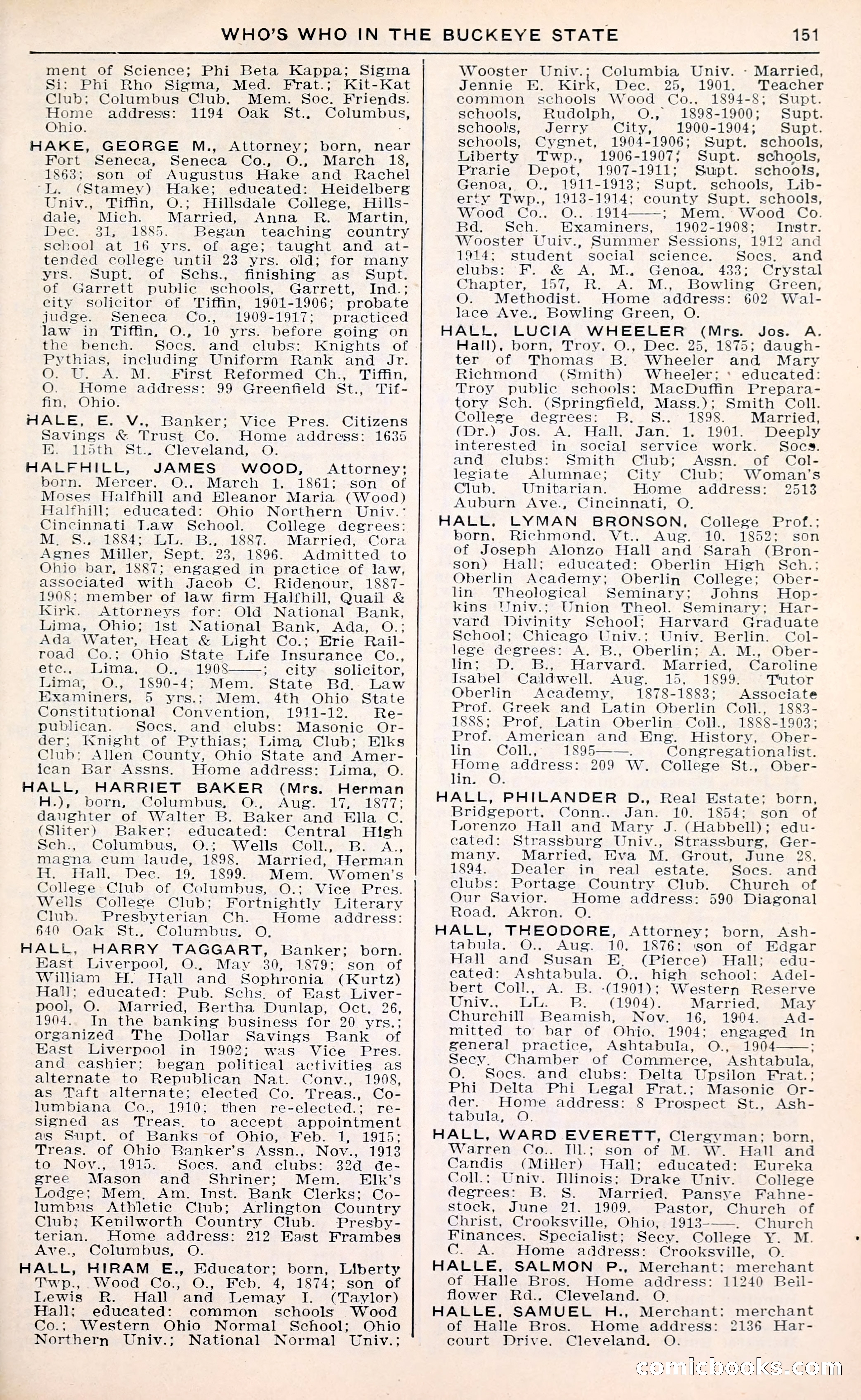The Ohio Blue Book: Who's Who in the Buckeye State — page 155 of 396