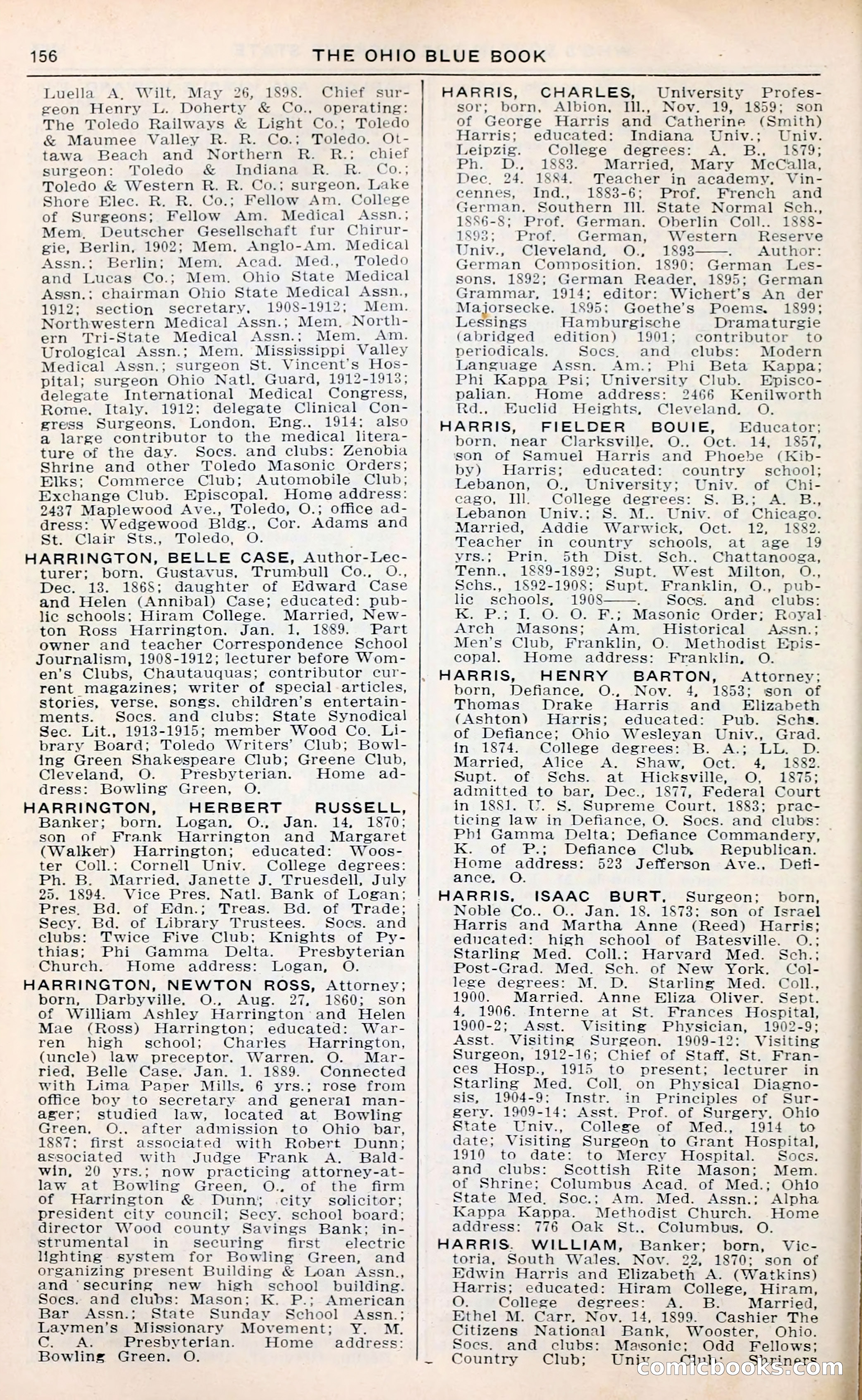 The Ohio Blue Book: Who's Who in the Buckeye State — page 160 of 396