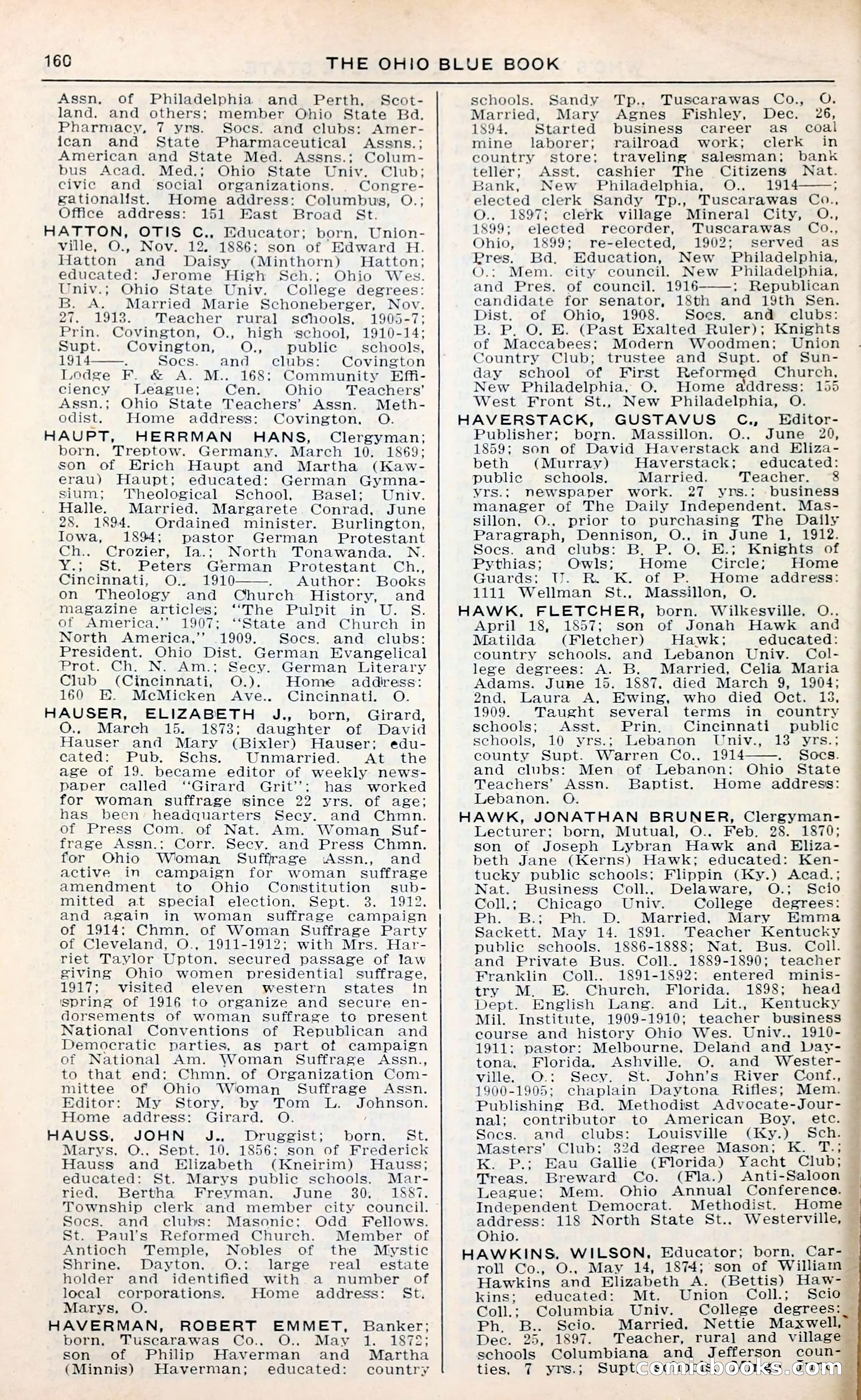 The Ohio Blue Book: Who's Who in the Buckeye State — page 164 of 396
