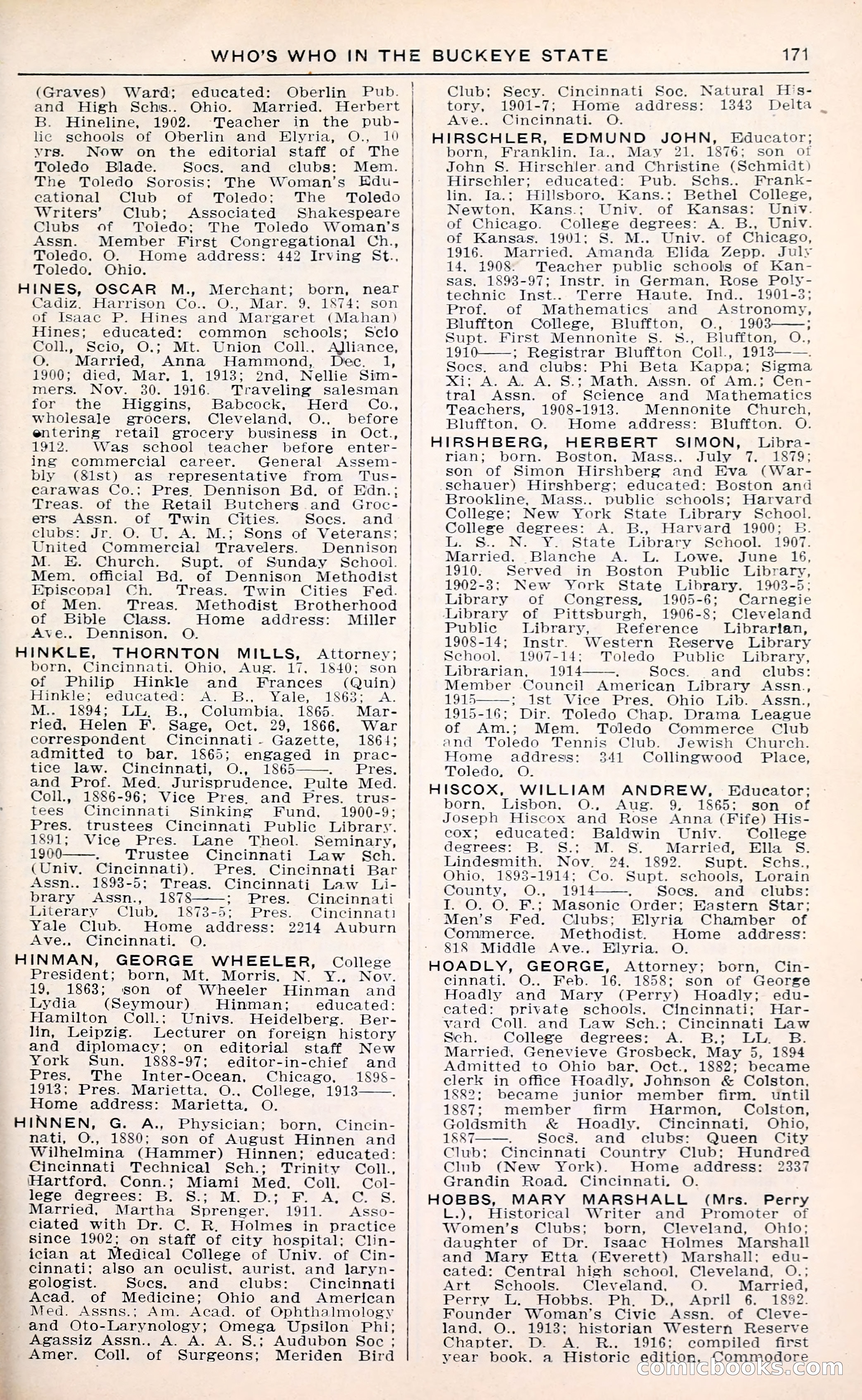 The Ohio Blue Book: Who's Who in the Buckeye State — page 175 of 396