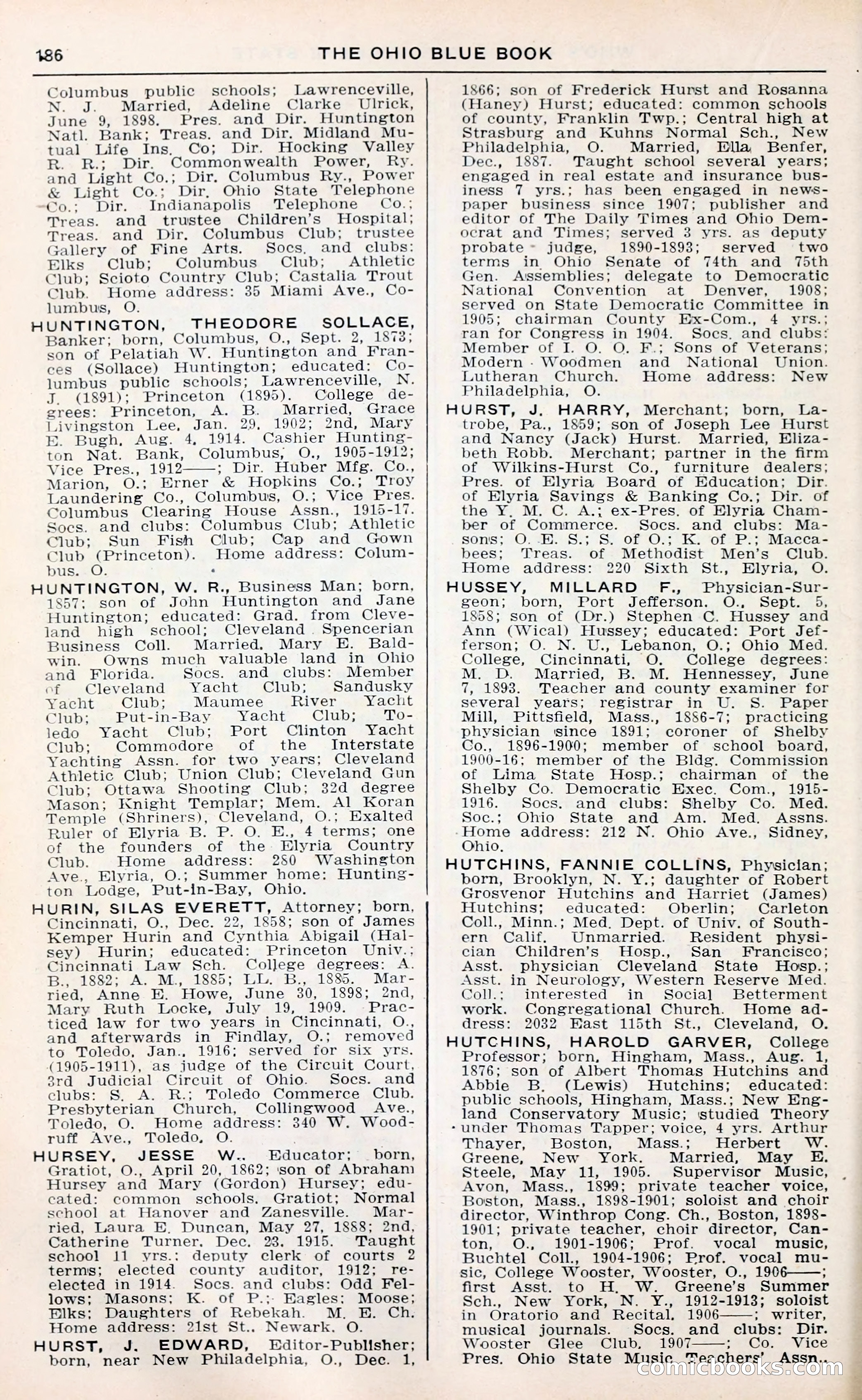 The Ohio Blue Book: Who's Who in the Buckeye State — page 190 of 396