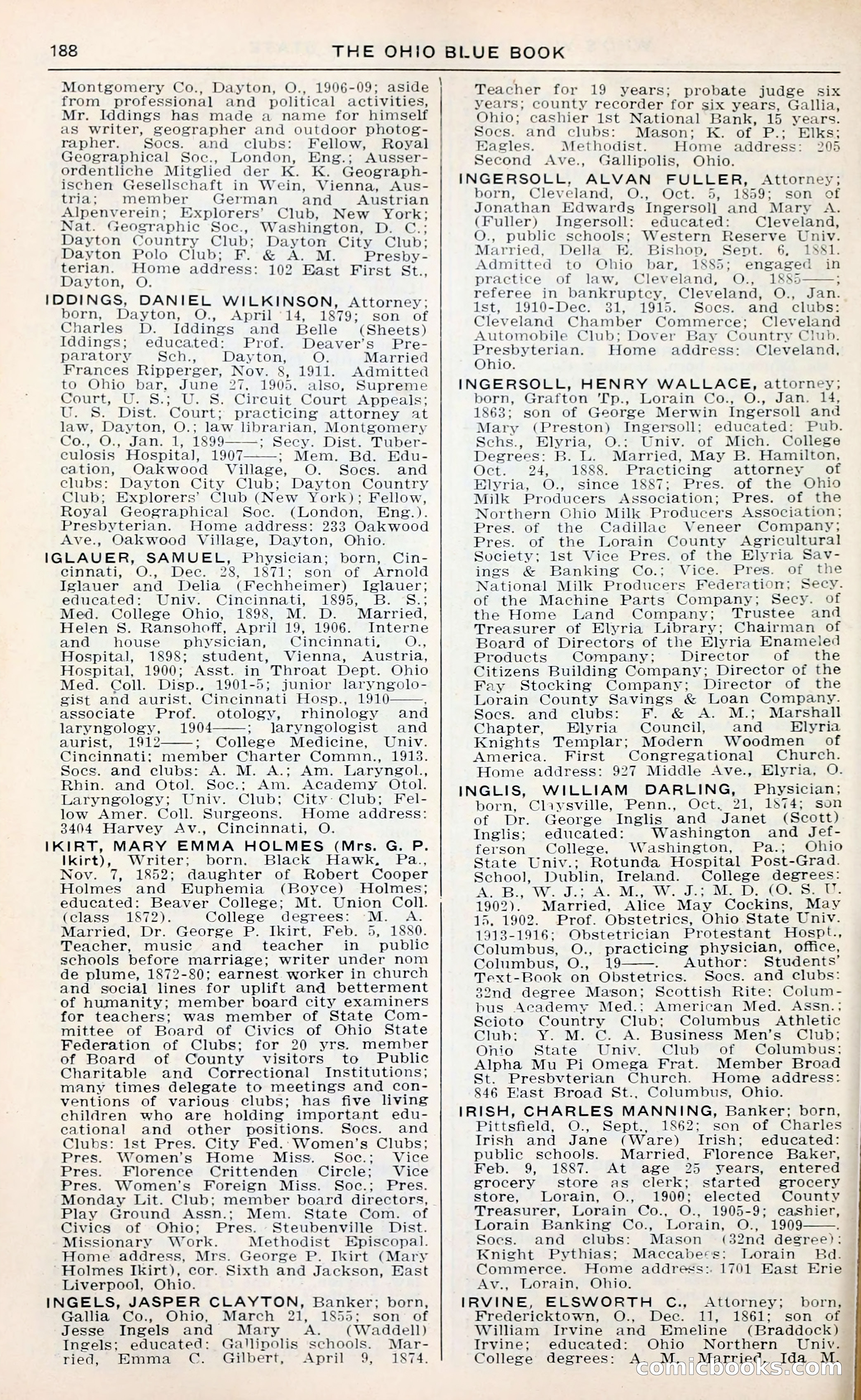 The Ohio Blue Book: Who's Who in the Buckeye State — page 192 of 396