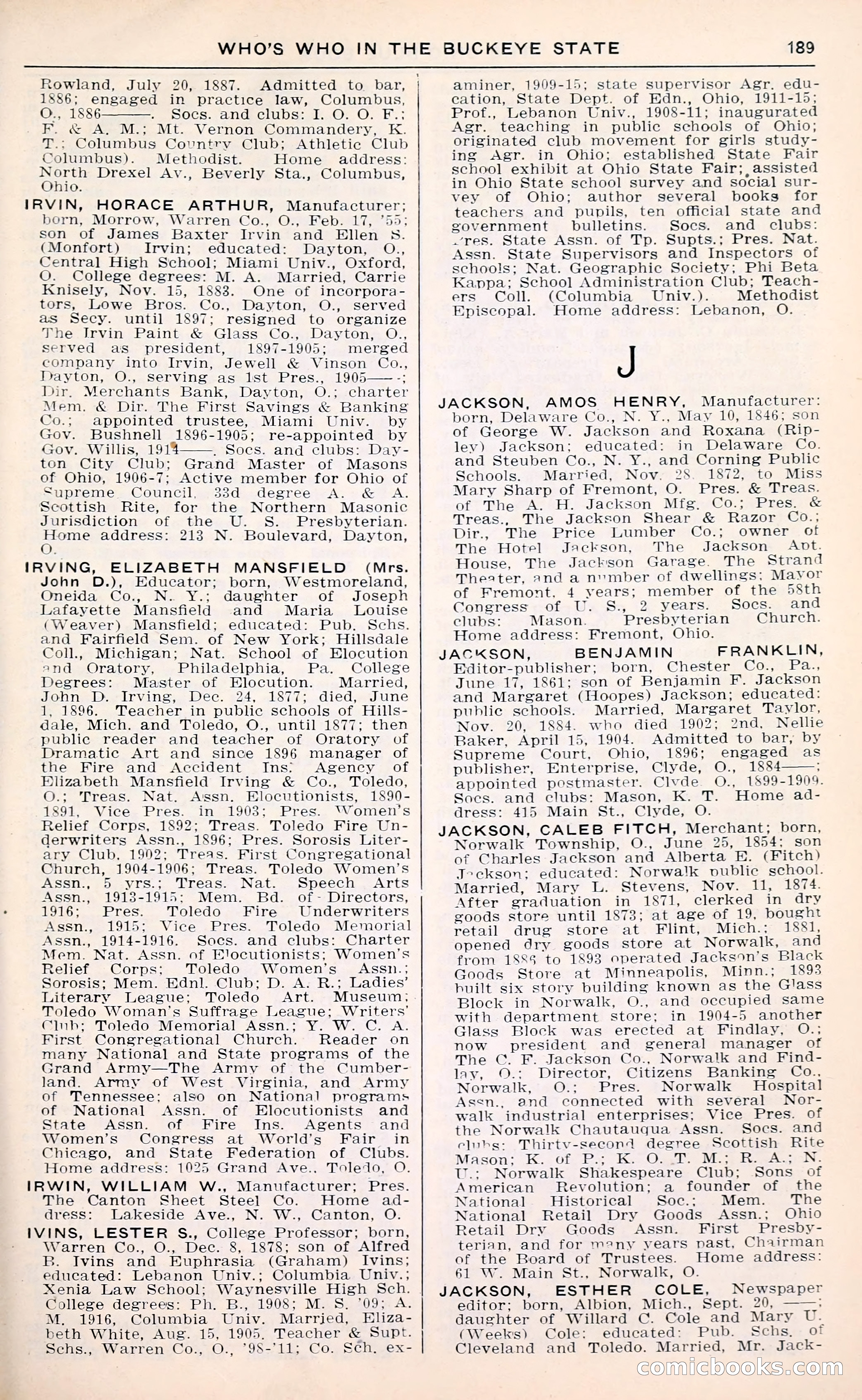 The Ohio Blue Book: Who's Who in the Buckeye State — page 193 of 396