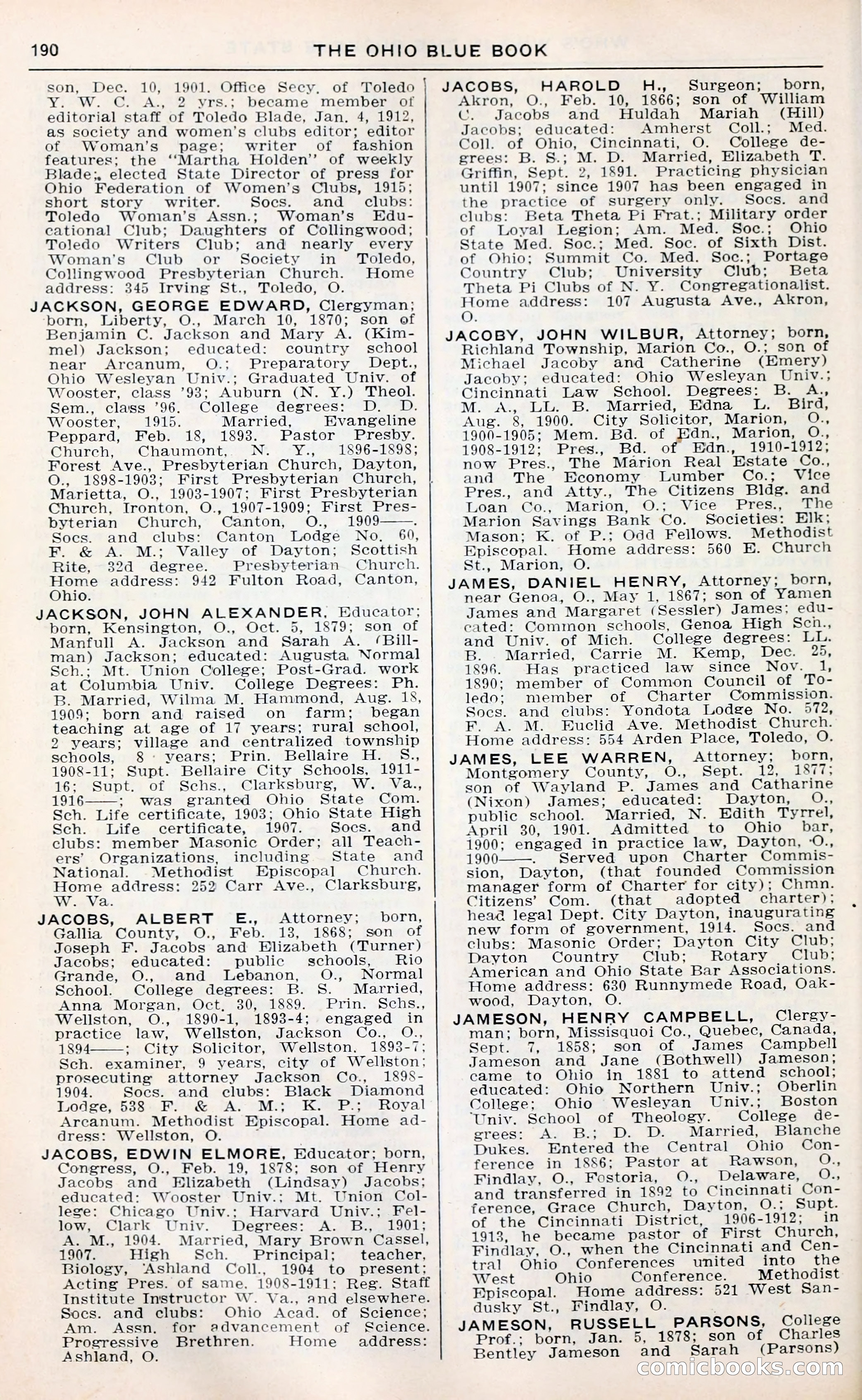 The Ohio Blue Book: Who's Who in the Buckeye State — page 194 of 396